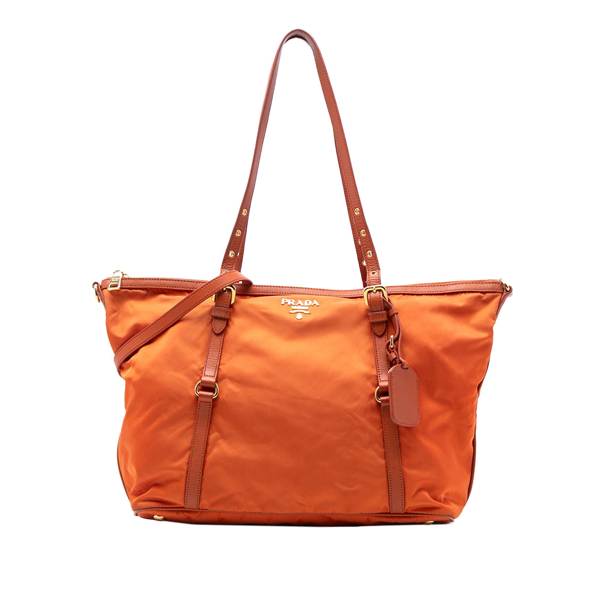 Prada Prada Saffiano Trimmed Tessuto Satchel Size ONE SIZE - 1 Thumbnail