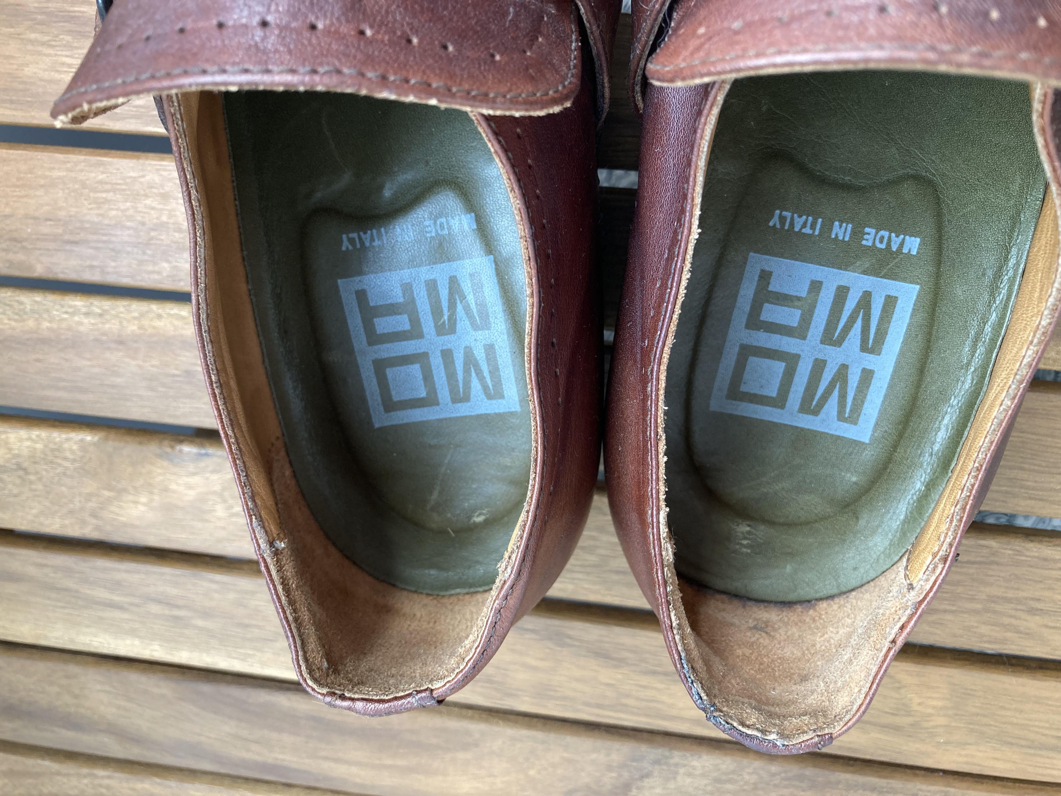 MoMA VTG MOMA Loafer Monk Strap Shoes Brown Leather Buckle Size US 10 / EU 43 - 9 Thumbnail