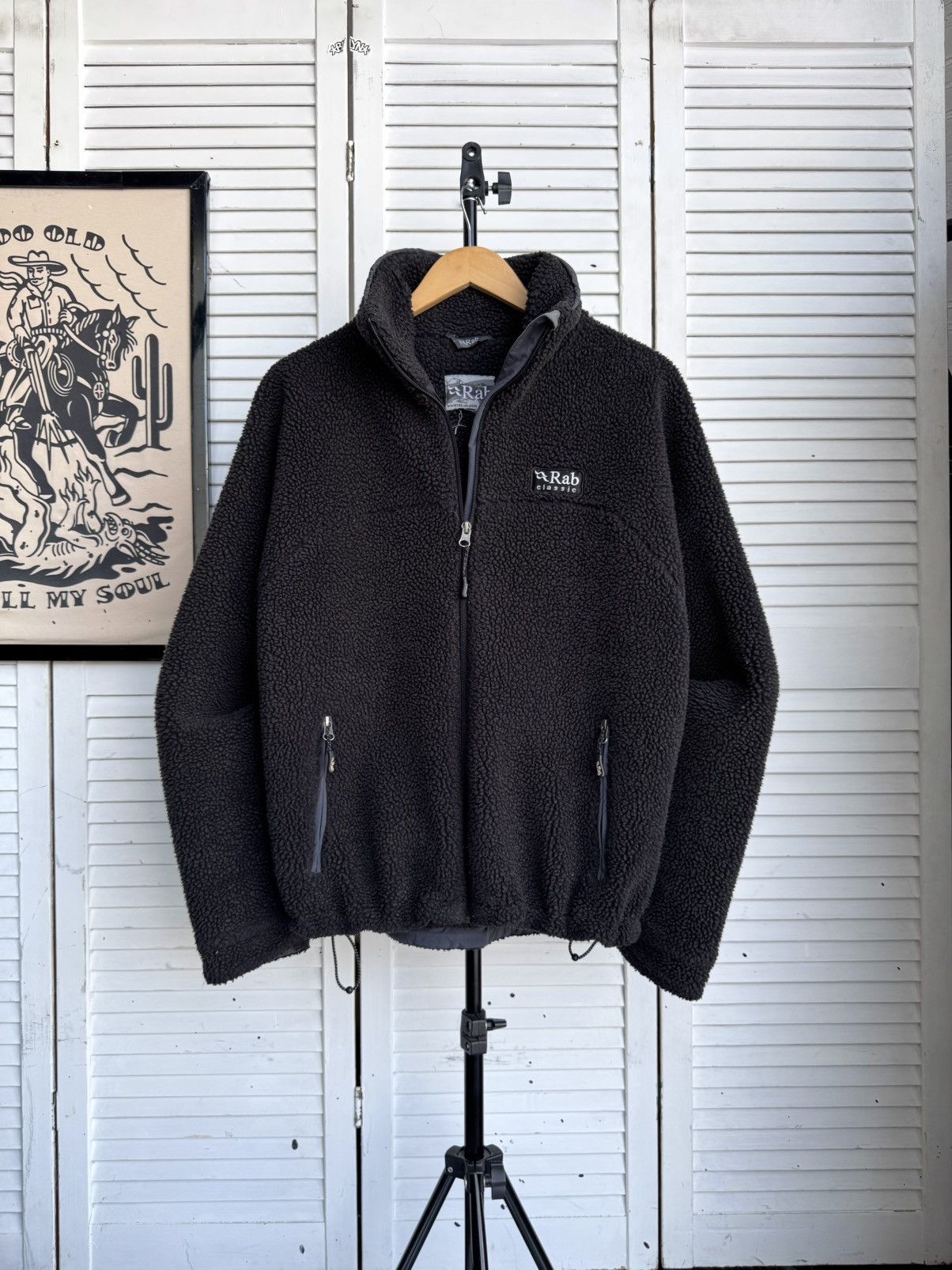 Rab Vintage Rab Double Pile Fleece Jacket Black Size S Size US S / EU 44-46 / 1 - 4 Thumbnail