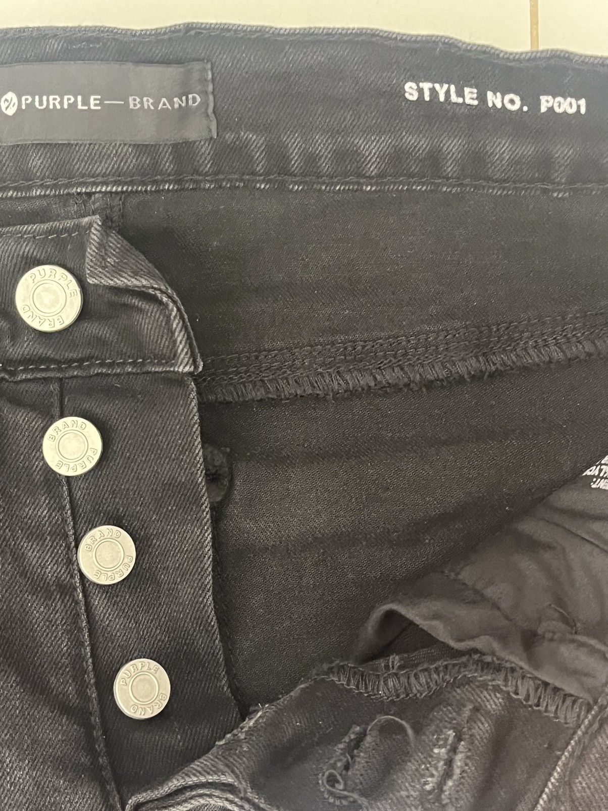 Other Black purp jeans Size US 29 - 2 Thumbnail