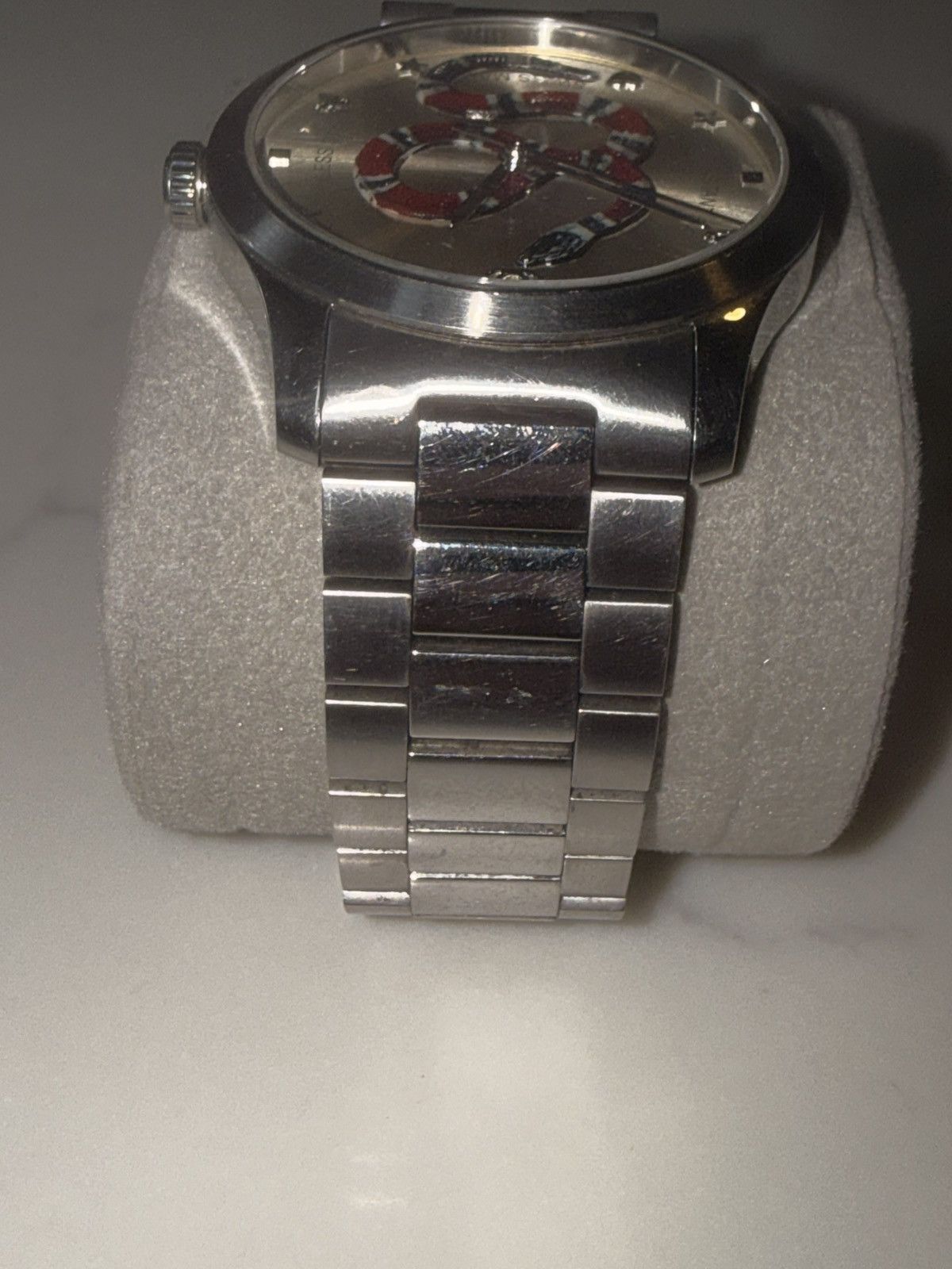 Gucci Steel Gucci Snake Watch Size ONE SIZE - 4 Thumbnail