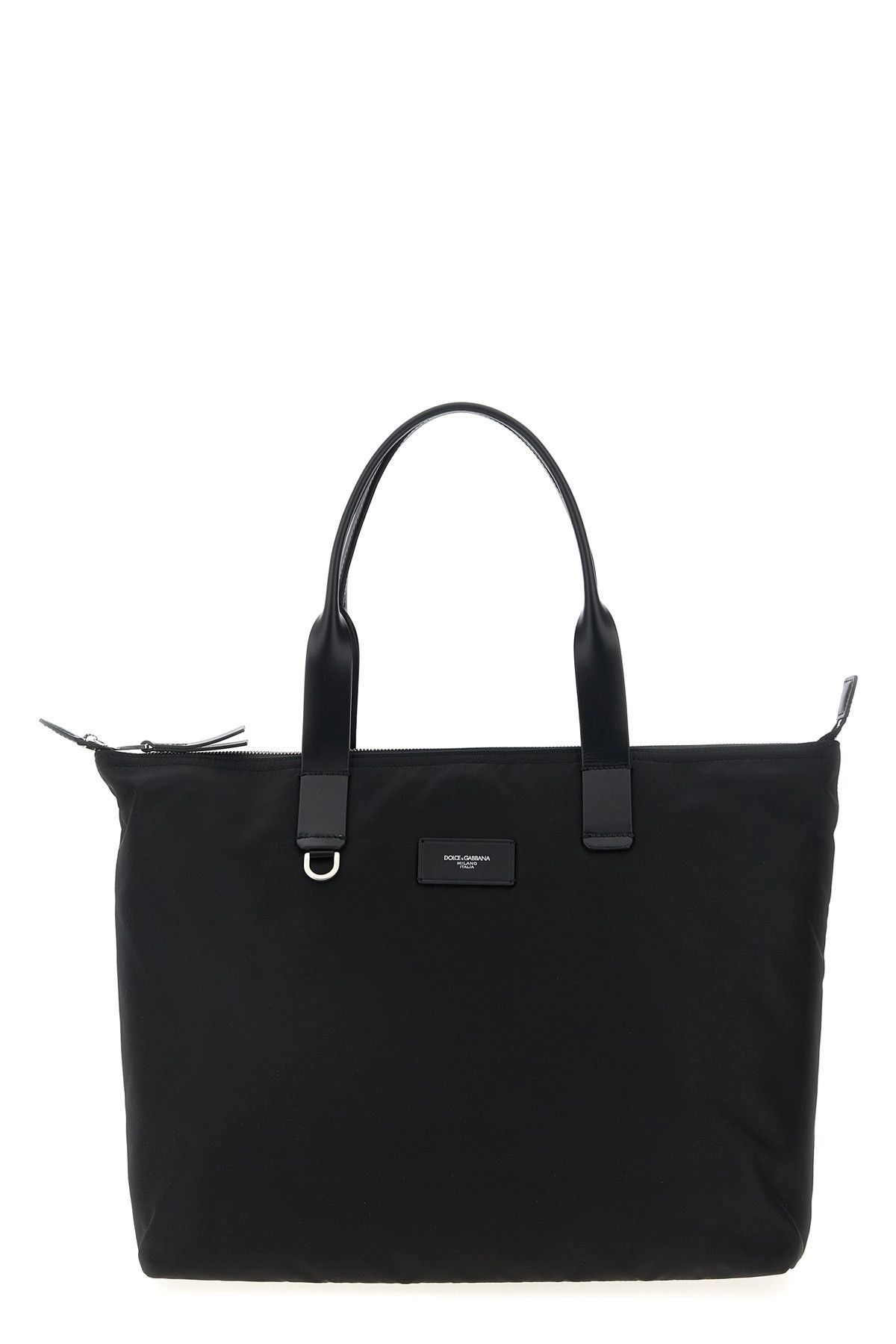 Dolce & Gabbana Media logo patch shopping bag Size ONE SIZE - 1 Thumbnail