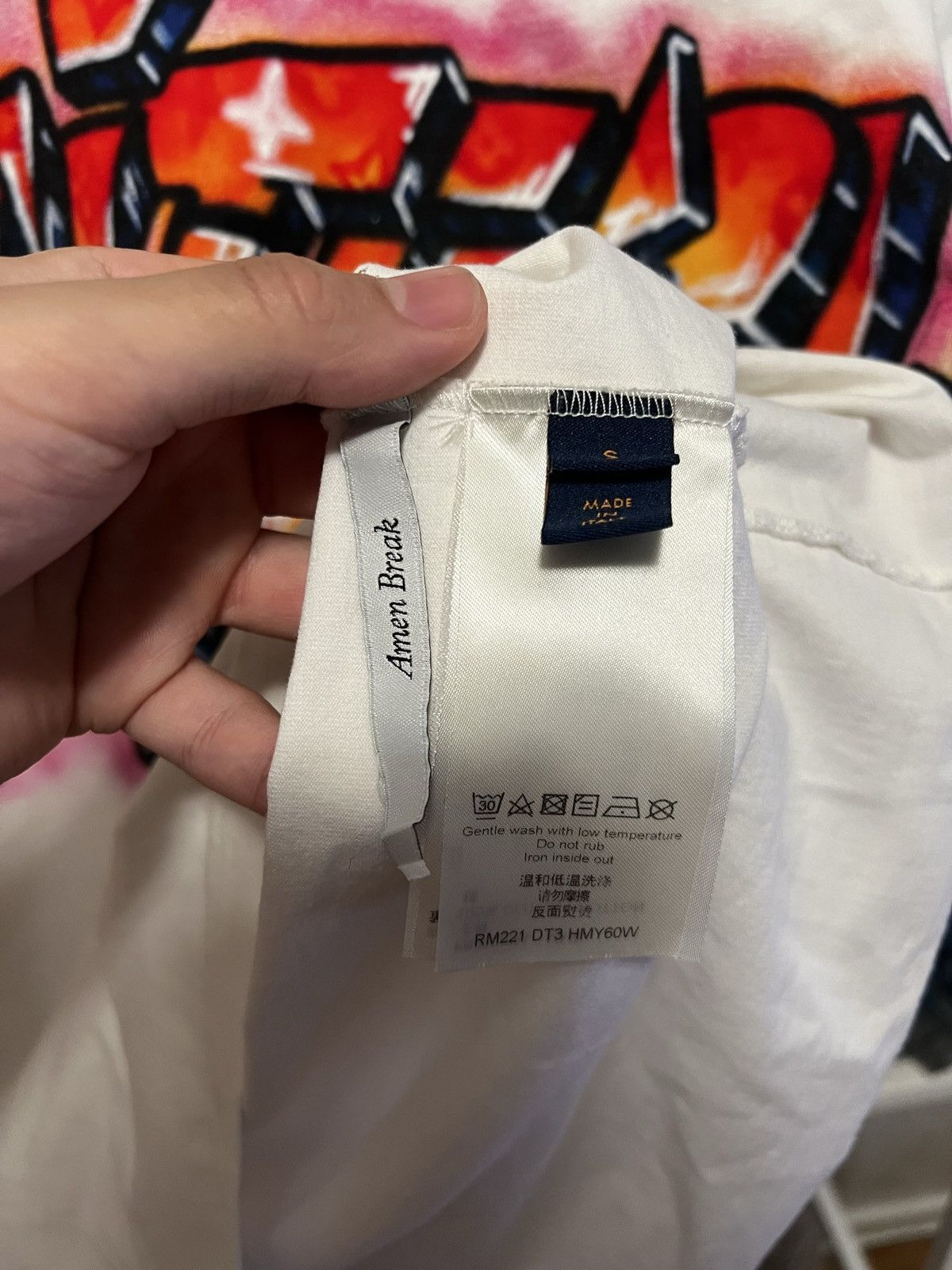 Louis Vuitton Louis Vuitton Graffiti Virgil Abloh T-shirt Size US S / EU 44-46 / 1 - 2 Thumbnail