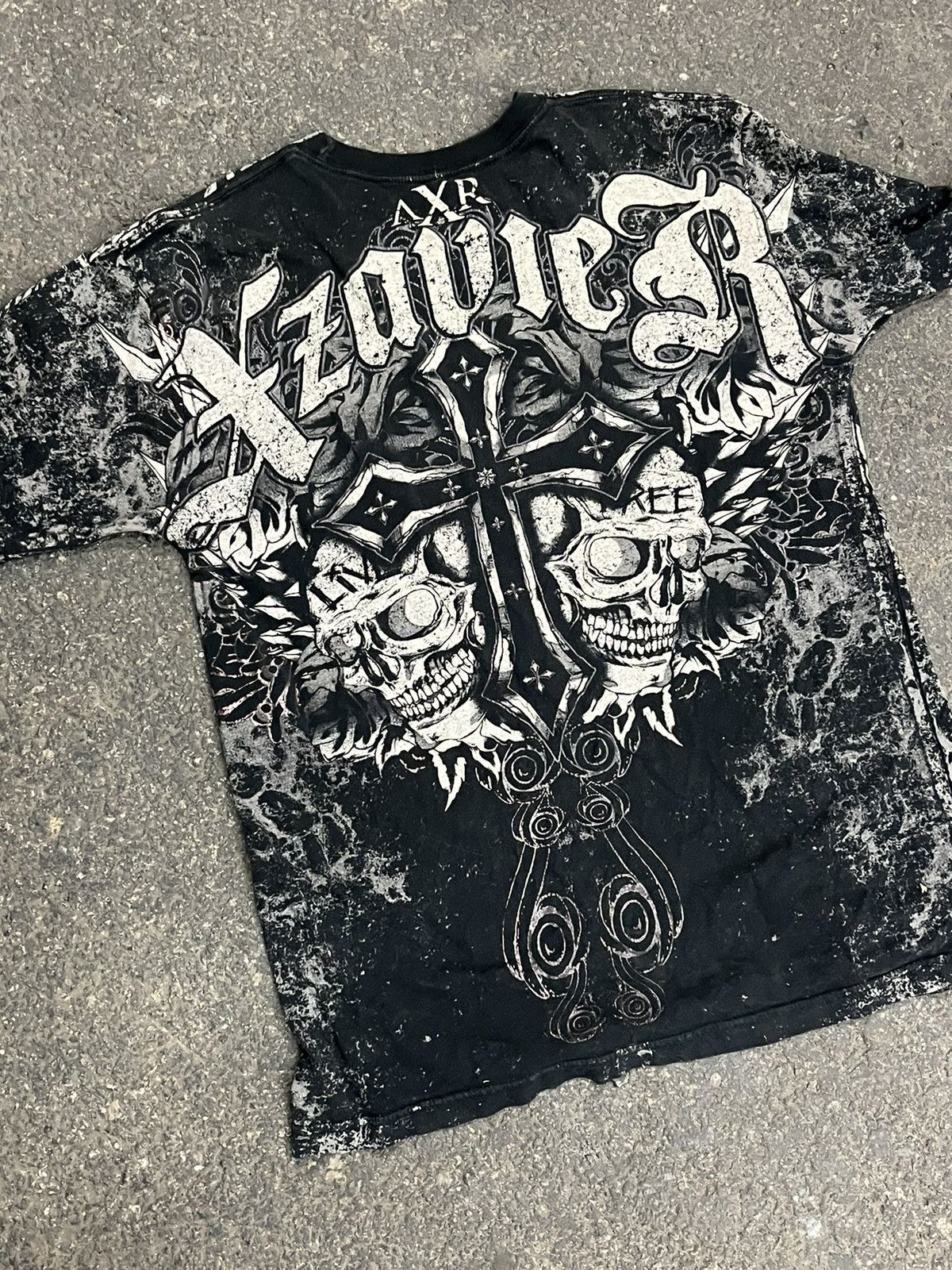 Affliction × Vintage Affliction style longsleeve tee grunge opium skulls skater Size US M / EU 48-50 / 2 - 6 Thumbnail
