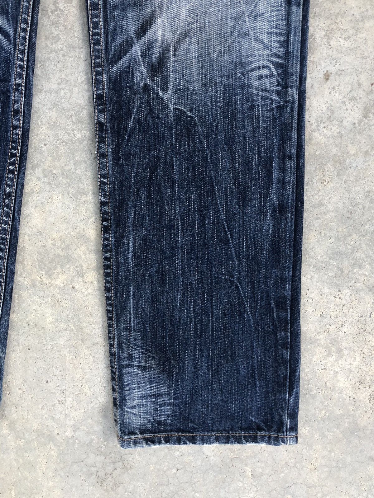 Japanese Brand Japanese Skulls Embroidered Jeans Distressed Jeans Patchwork Size US 37 - 8 Thumbnail