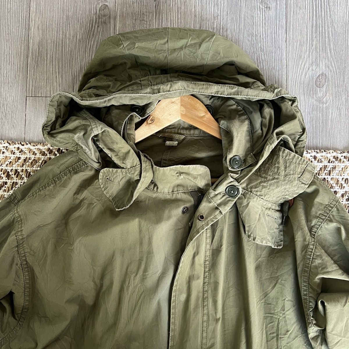 Aspesi × Designer × Vintage Authentic Aspesi army vintage military jacket Size US L / EU 52-54 / 3 - 6 Thumbnail