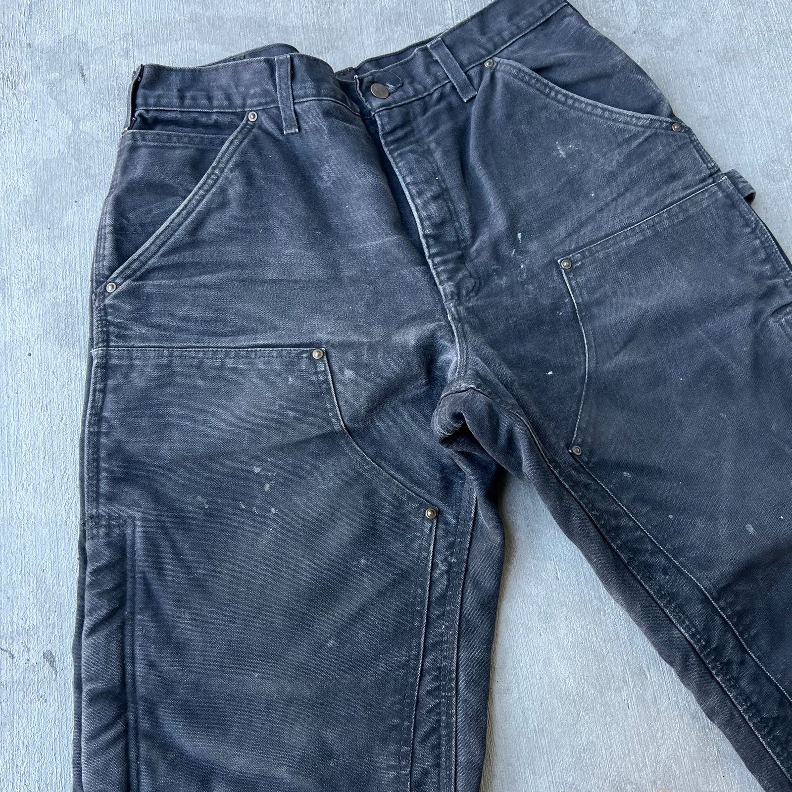 Carhartt × Vintage Carhartt black insulated double knee work carpenter pants Size US 34 / EU 50 - 3 Thumbnail