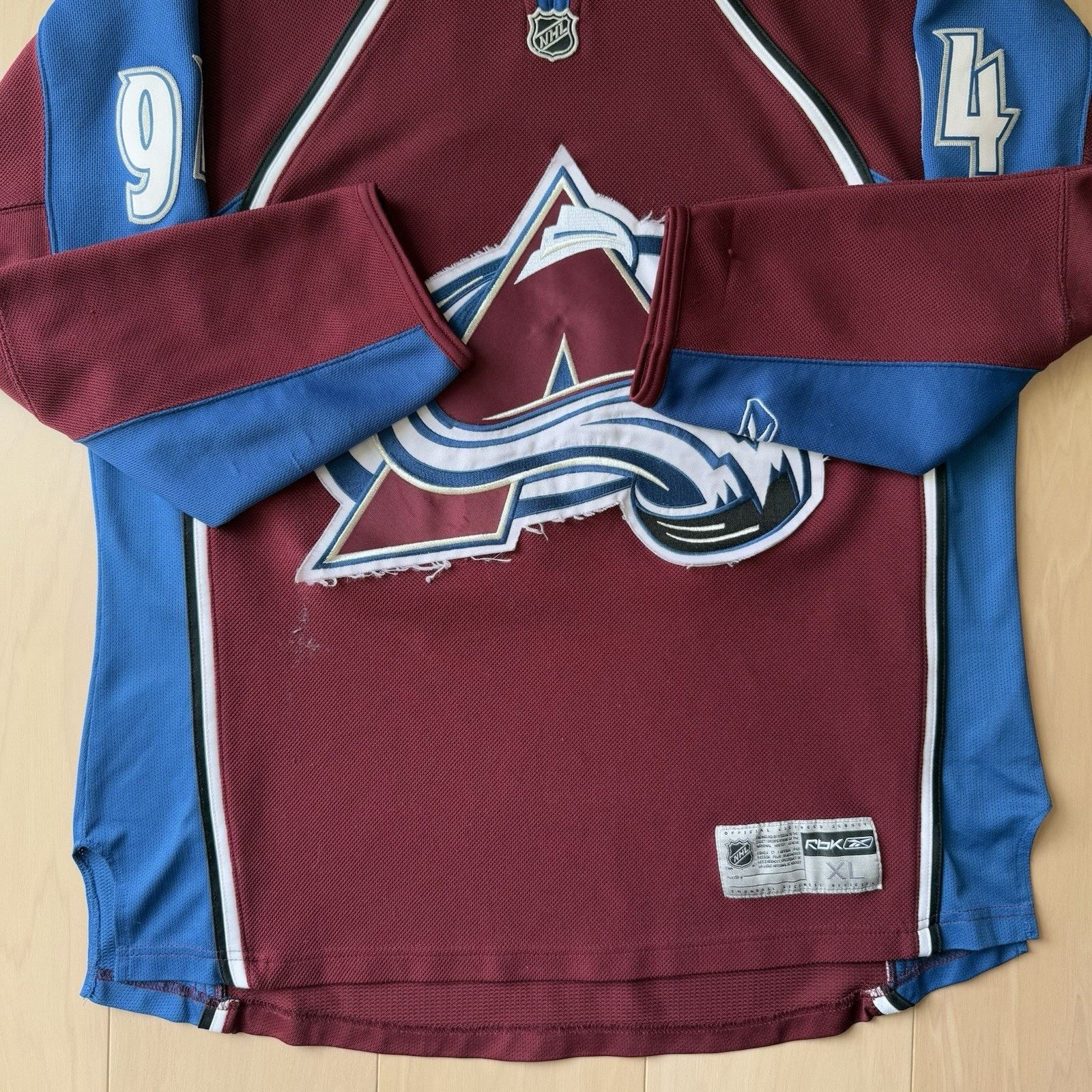 NHL × Reebok Ryan Smyth Colorado Avalanche Jersey XL Maroon NHL Size US XL / EU 56 / 4 - 4 Thumbnail