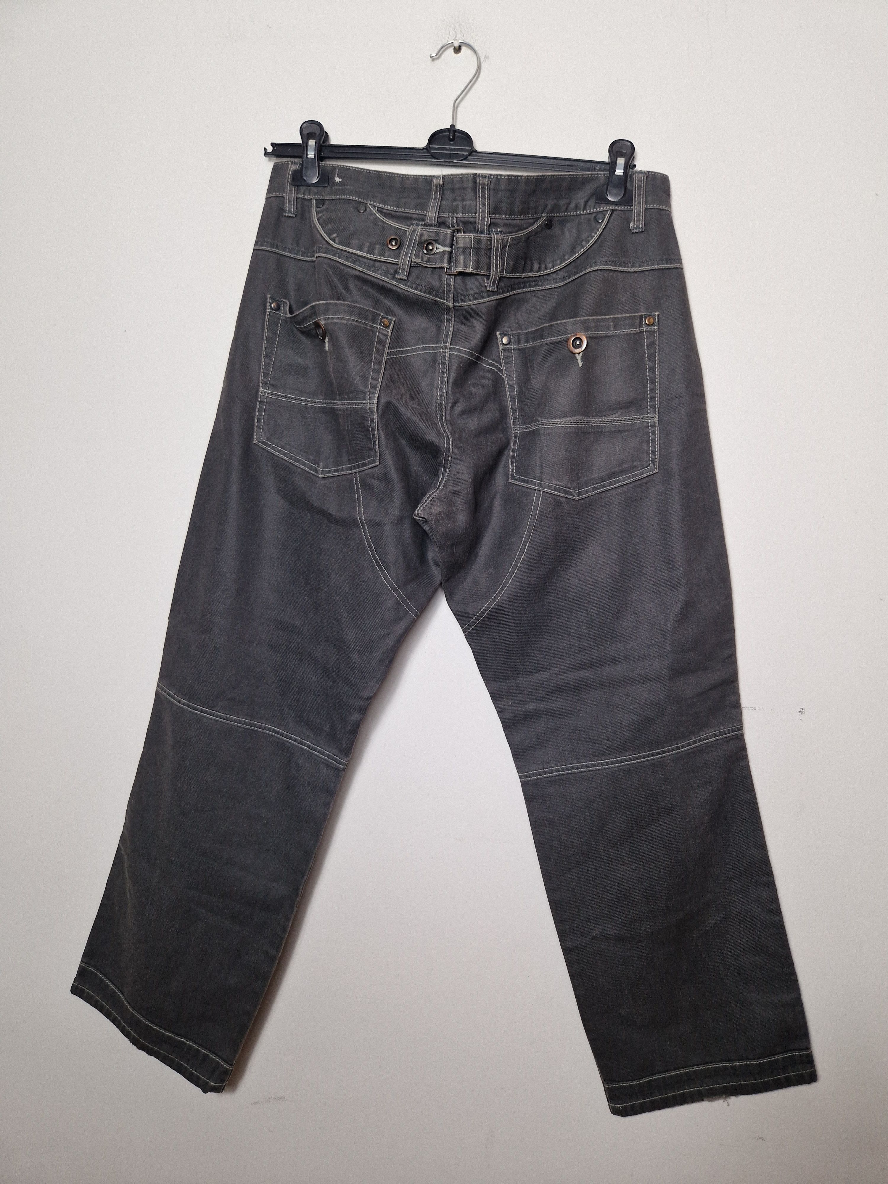 Japanese Brand × Vintage Ultramagnetic vintage y2k japanese cargo double knee pants Size US 36 / EU 52 - 7 Thumbnail