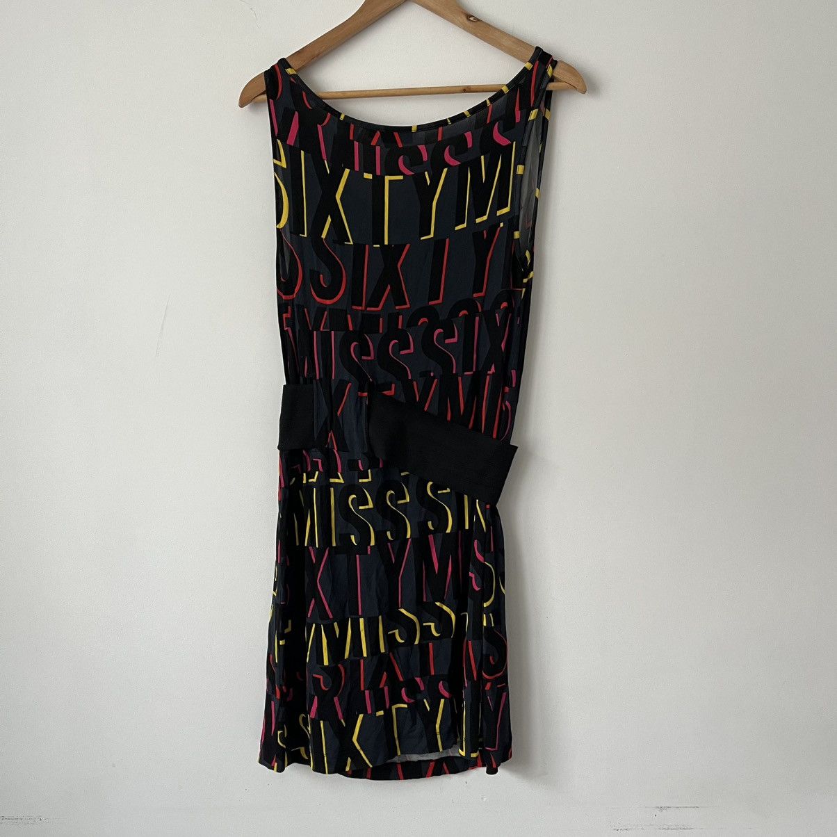 Miss Sixty Vintage Miss Sixty Monogram Dress Y2K Bodycon Logo Print Size S / US 4 / IT 40 - 6 Thumbnail