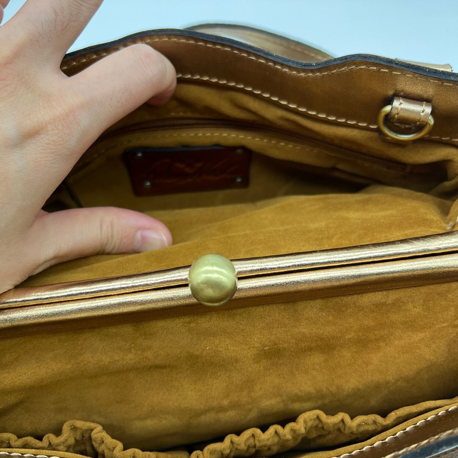 Patricia Nash Patricia Nash Leather Vattaro Frame Bag with C Size ONE SIZE - 16 Thumbnail