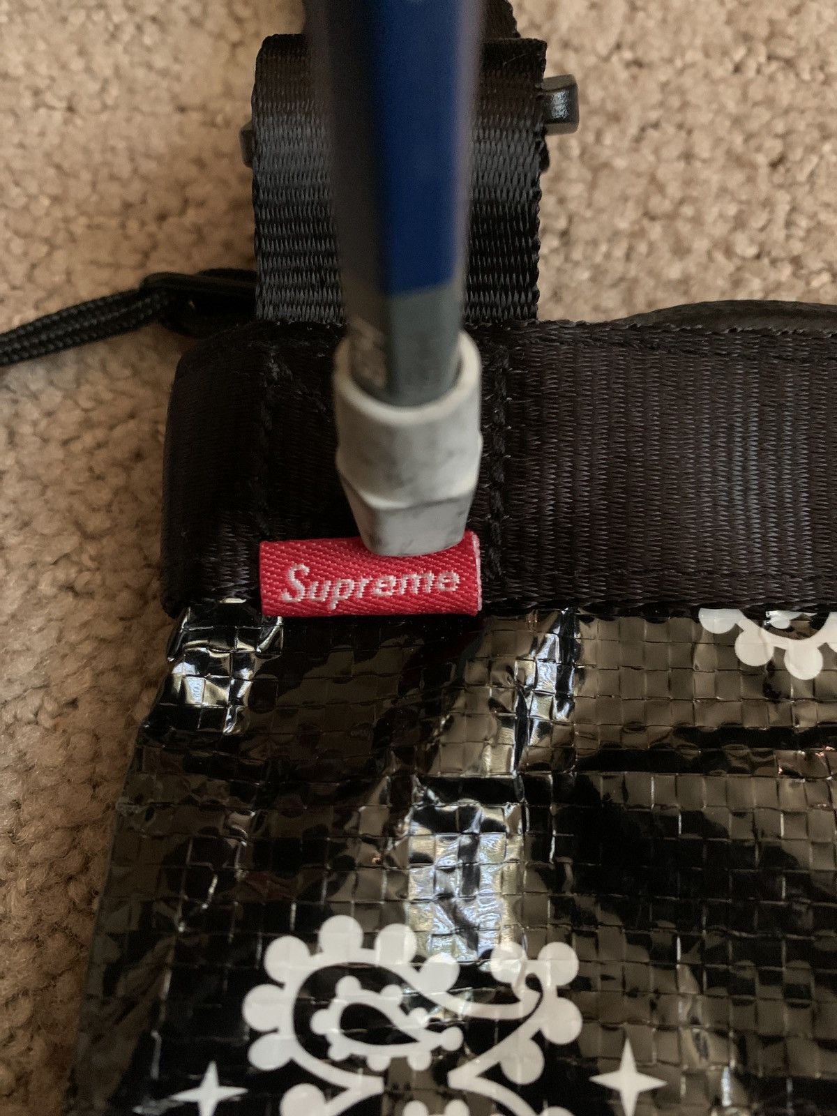 Supreme Paisley Shoulder Bag