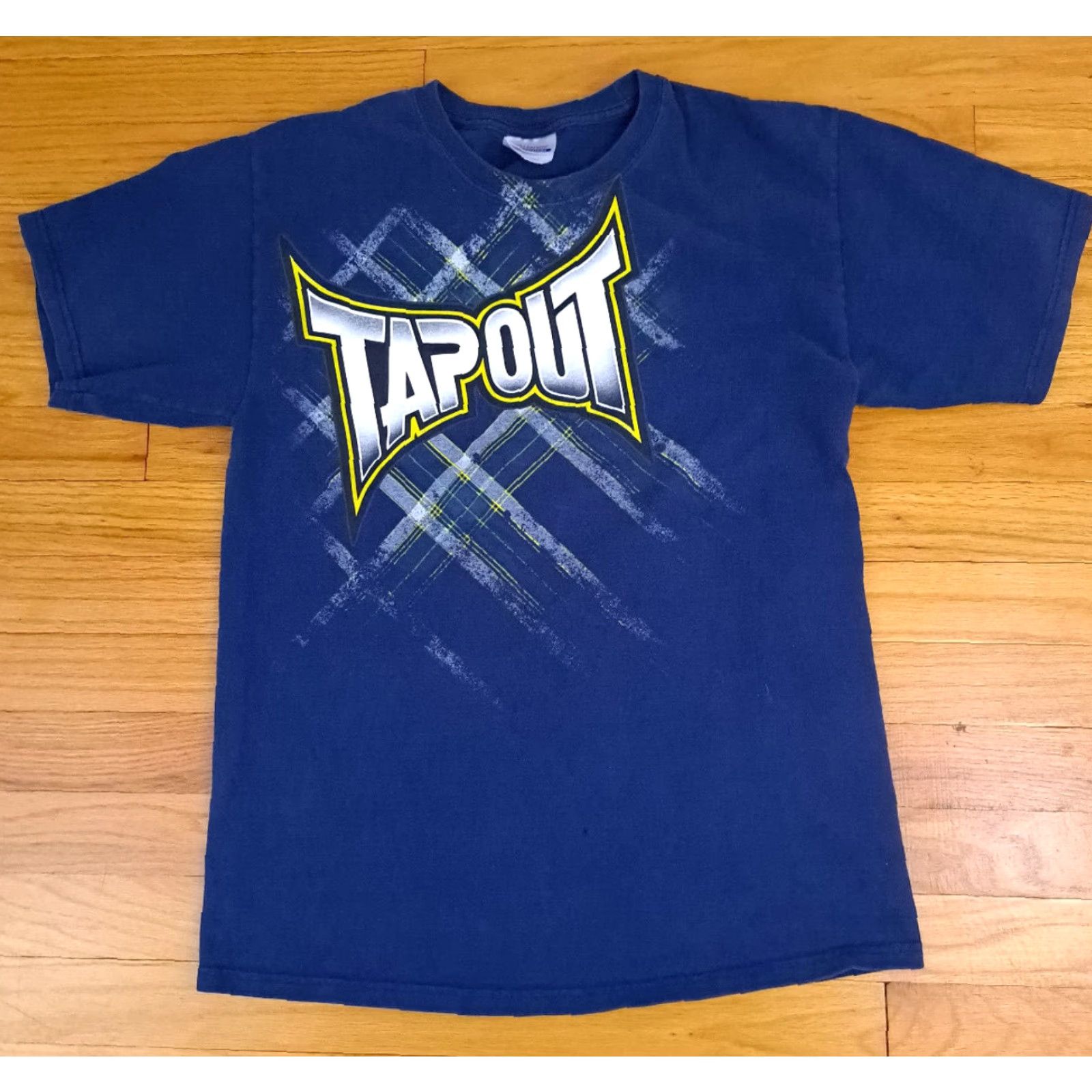 Hanes Hanes Tap Out Classic Heavyweight T-Shirt Blue M Short Sleeve Unisex Adults Graphic Print Shirt Mens Womens Size US M / EU 48-50 / 2 - 2 Thumbnail