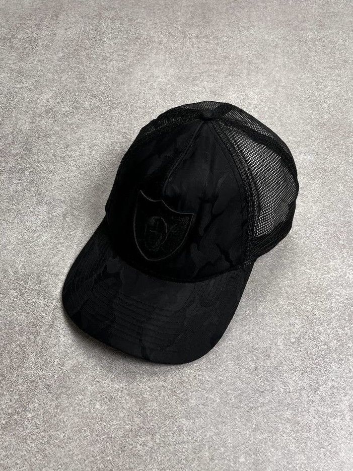 NFL × Vintage Vintage NFL Oakland Raiders Trucker Hat Os Size ONE SIZE - 2 Thumbnail