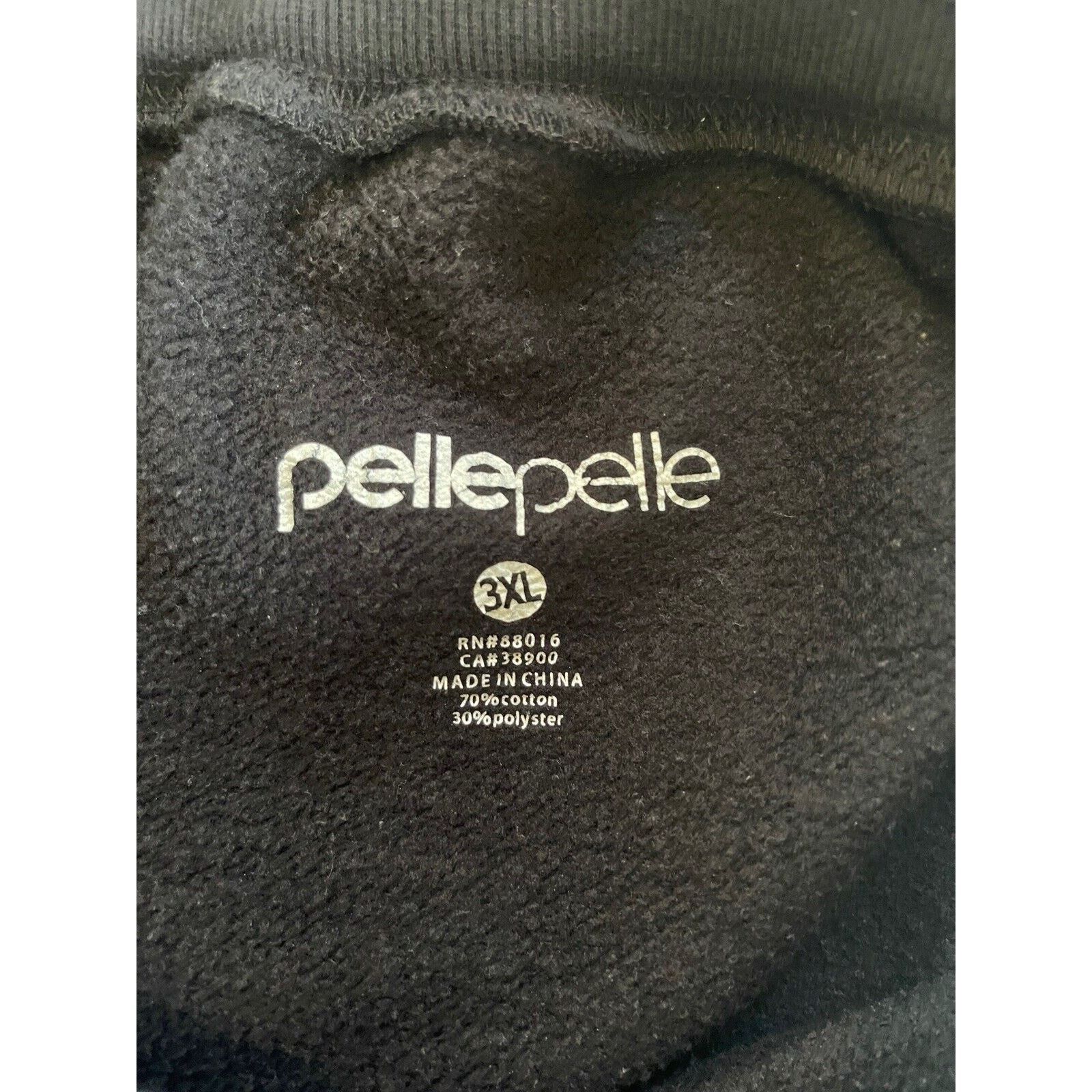 Pelle Pelle RARE Vintage Y2k Pants Pelle Pelle Mens Black Sweatpants Size US 44 / EU 60 - 5 Thumbnail