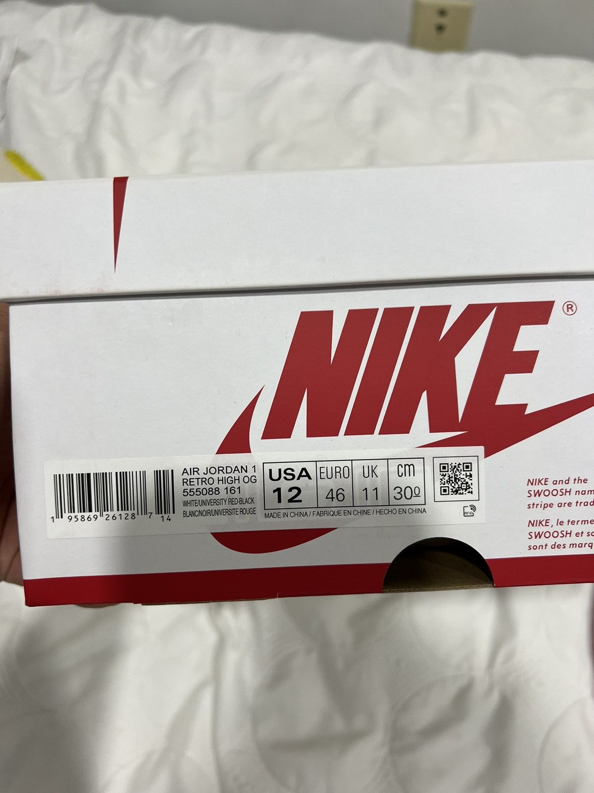 Jordan Brand Jordan 1 Retro High OG “Heritage” Size US 12 / EU 45 - 7 Thumbnail
