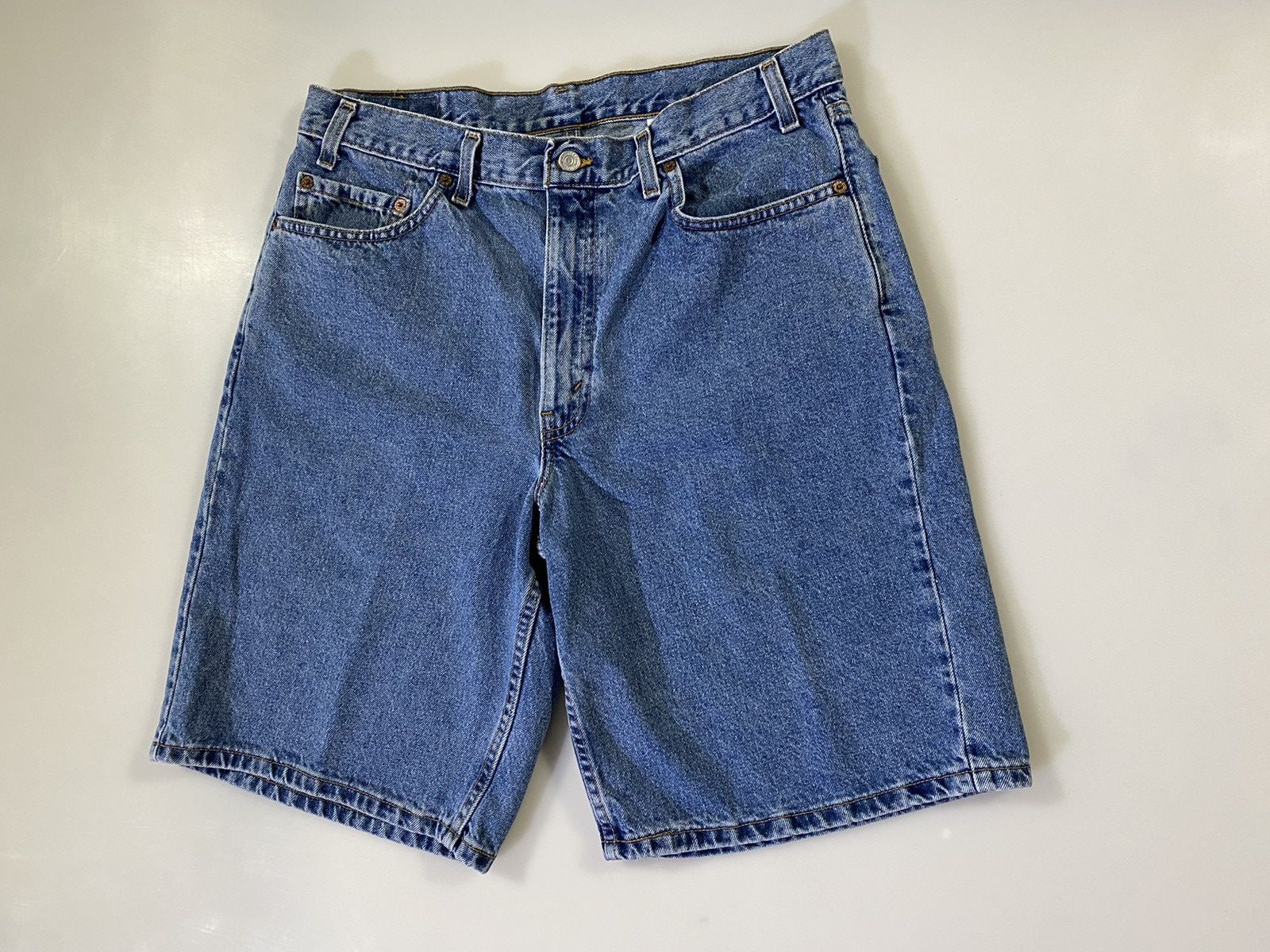 image of Levis Vintage Levi’S 550 Red Tab Shorts Made In Usa 36 in Blue, Men's