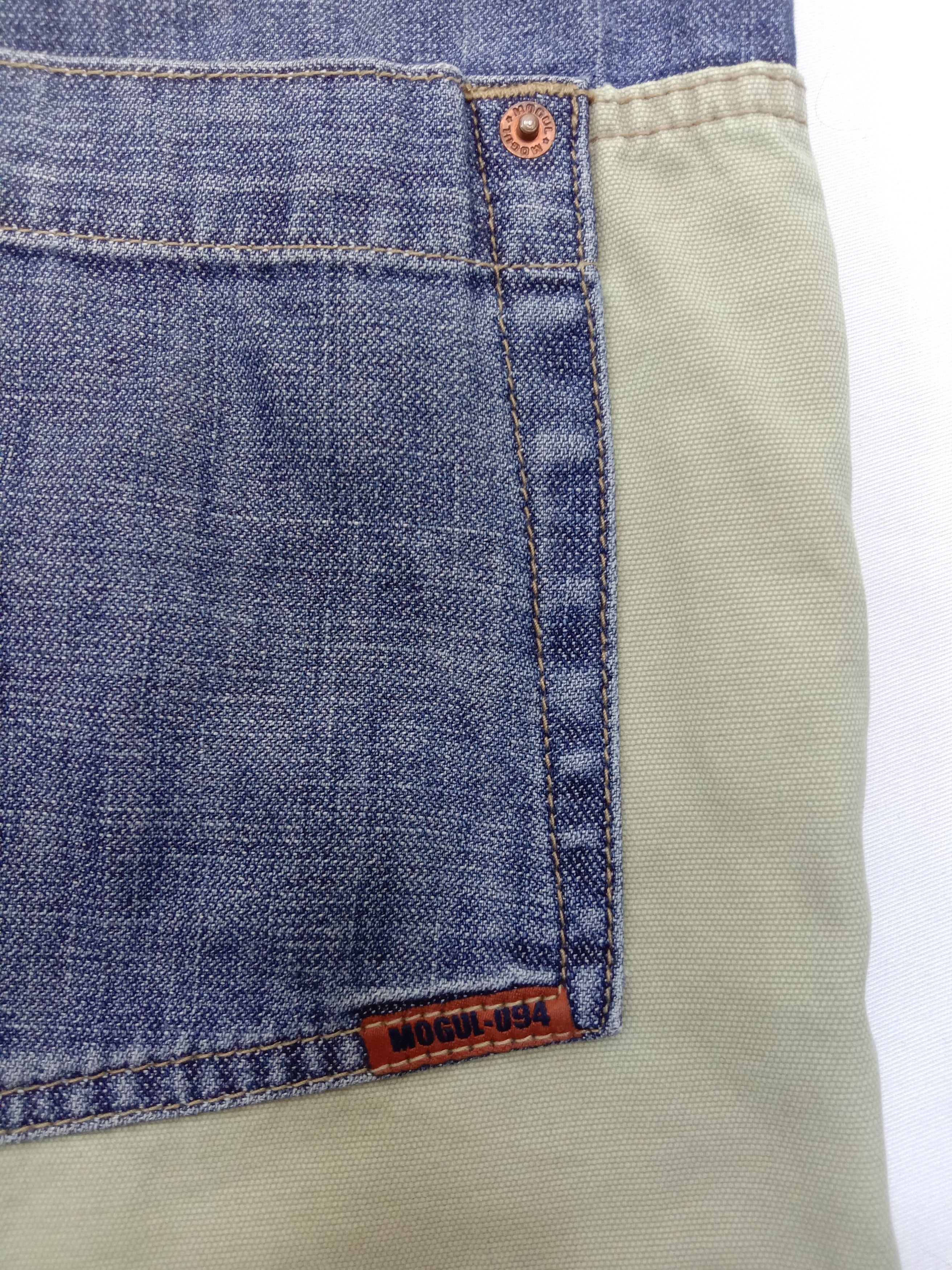 Japanese Brand Japanese Hybrid Mogul Special Unit Two Tone Jeans Size US 34 / EU 50 - 11 Thumbnail