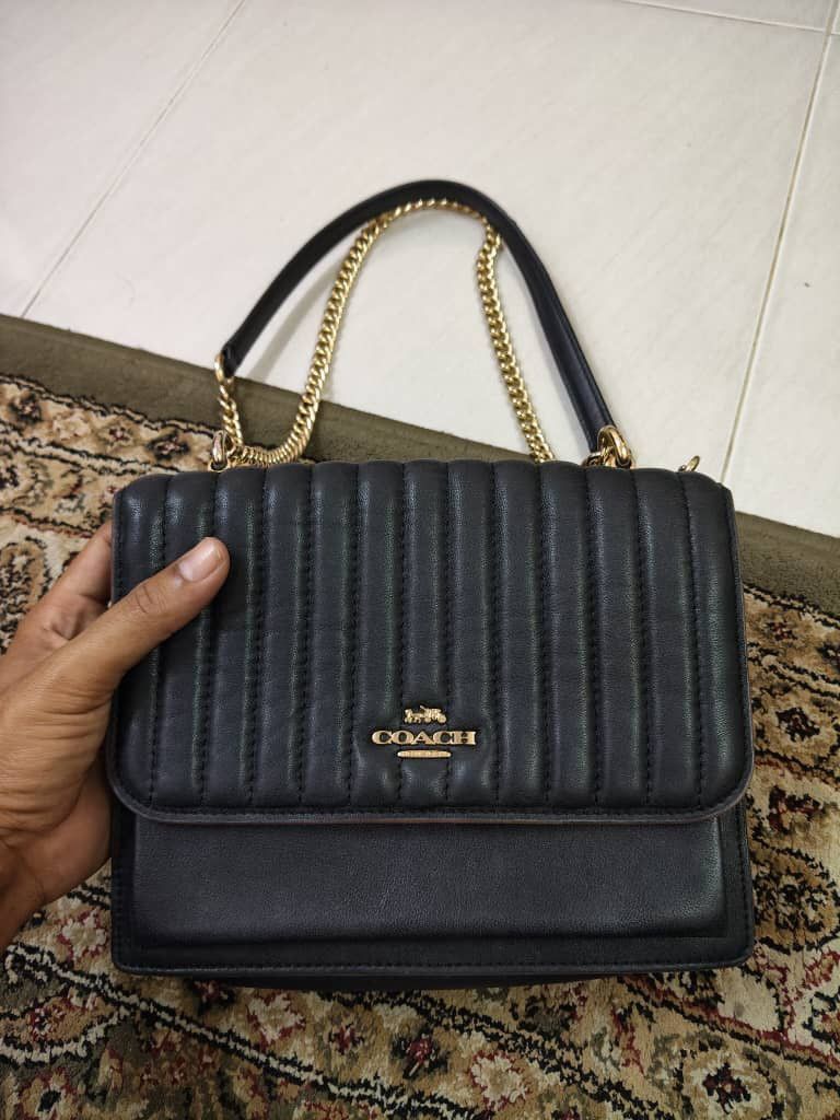 Coach COACH KLARE CROSSBODY SHOULDER BAG LINEAR QUILTING LEATHER Size ONE SIZE - 2 Thumbnail