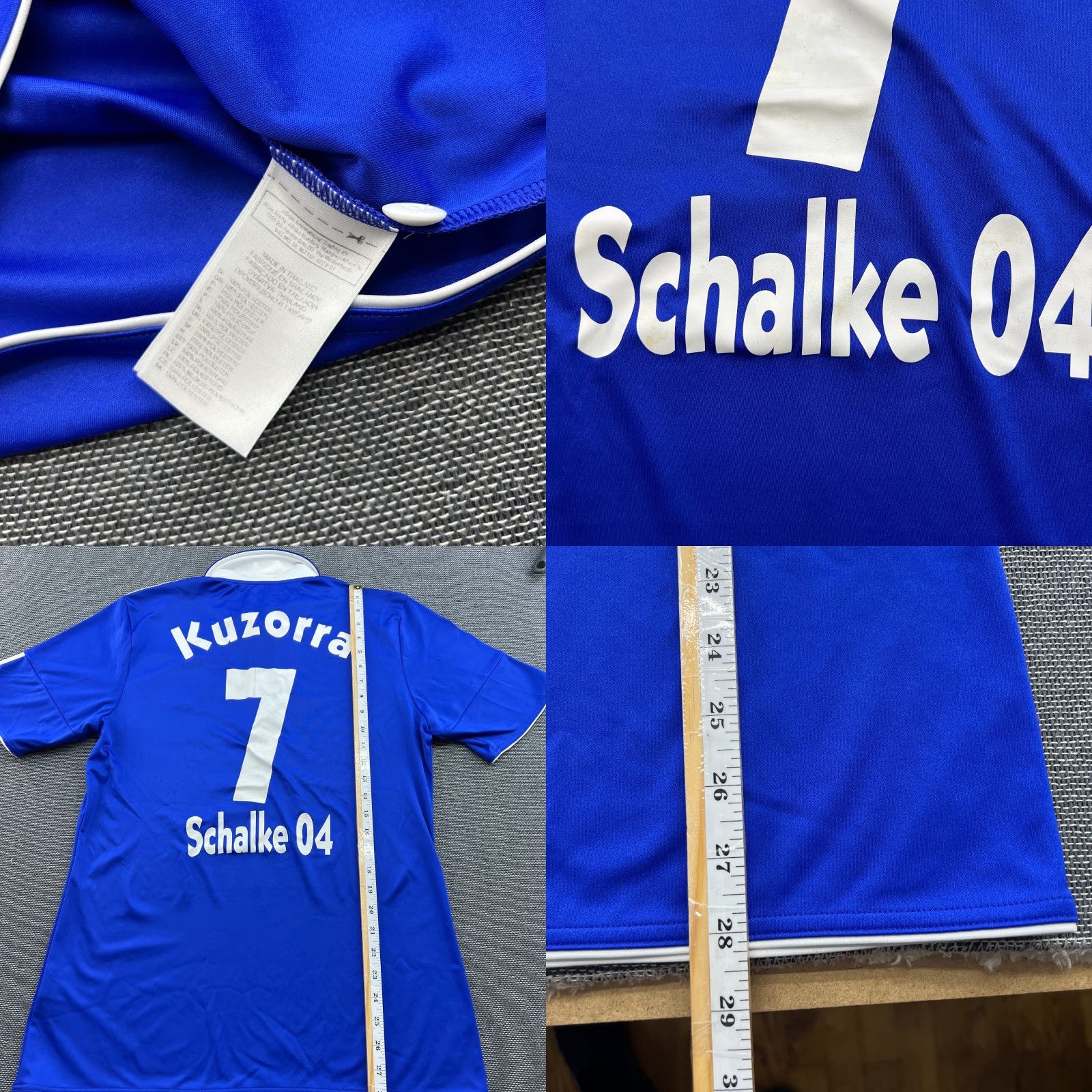 Adidas adidas Schalke 04 2010 2011 2012 Home Football Jersey Mens Medium Blue Shirt Size US M / EU 48-50 / 2 - 9 Thumbnail