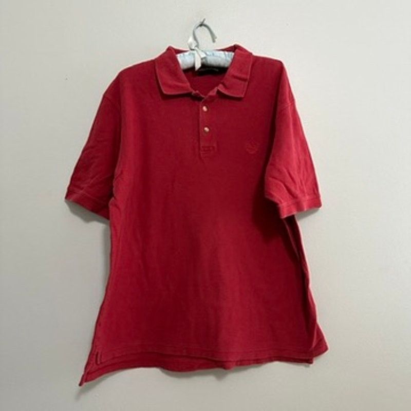 Timberland Timberland red short sleeve polo size L Size US L / EU 52-54 / 3 - 2 Thumbnail