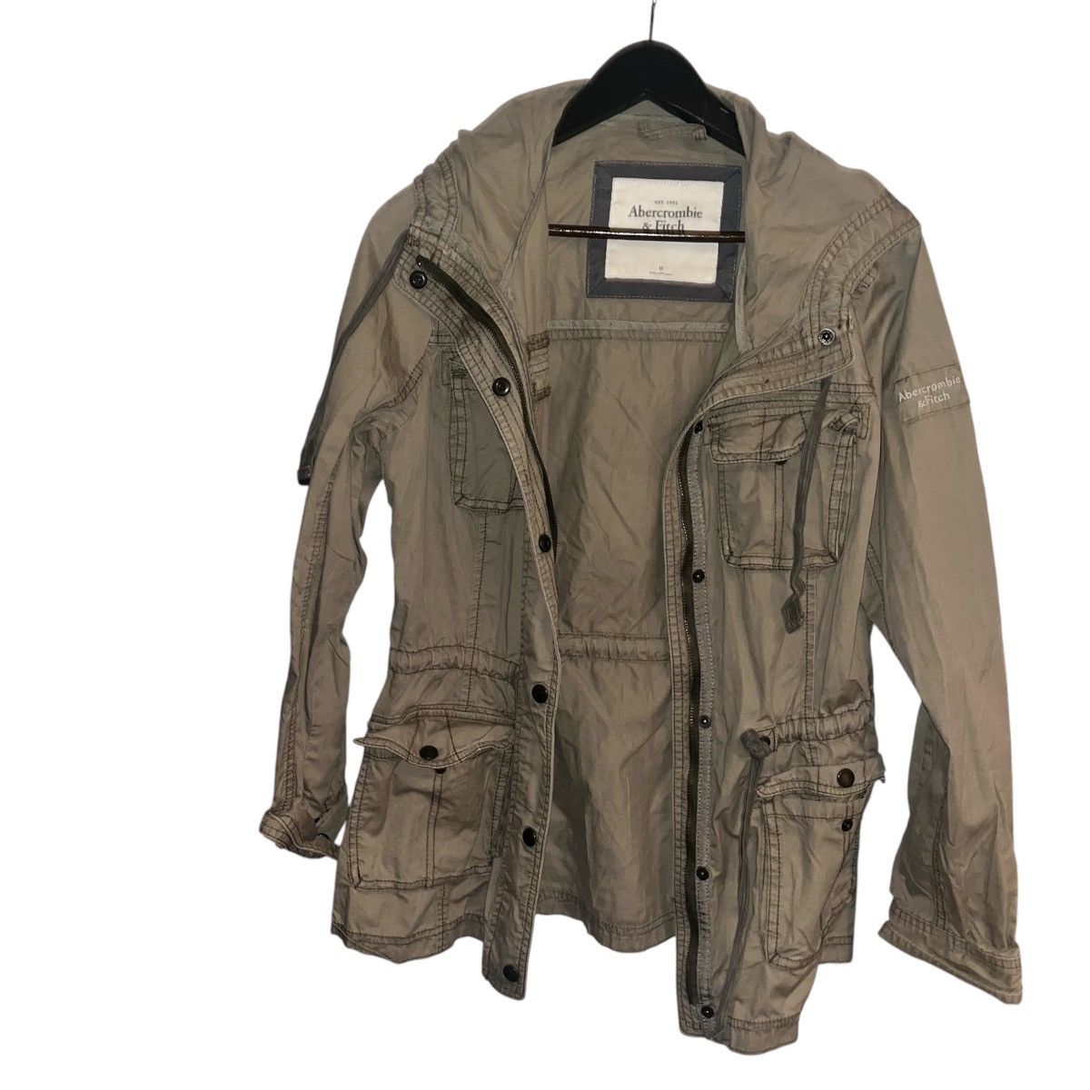 Abercrombie & Fitch Abercrombie & Fitch Tan Utility Jacket size M Size M / US 6-8 / IT 42-44 - 1 Thumbnail