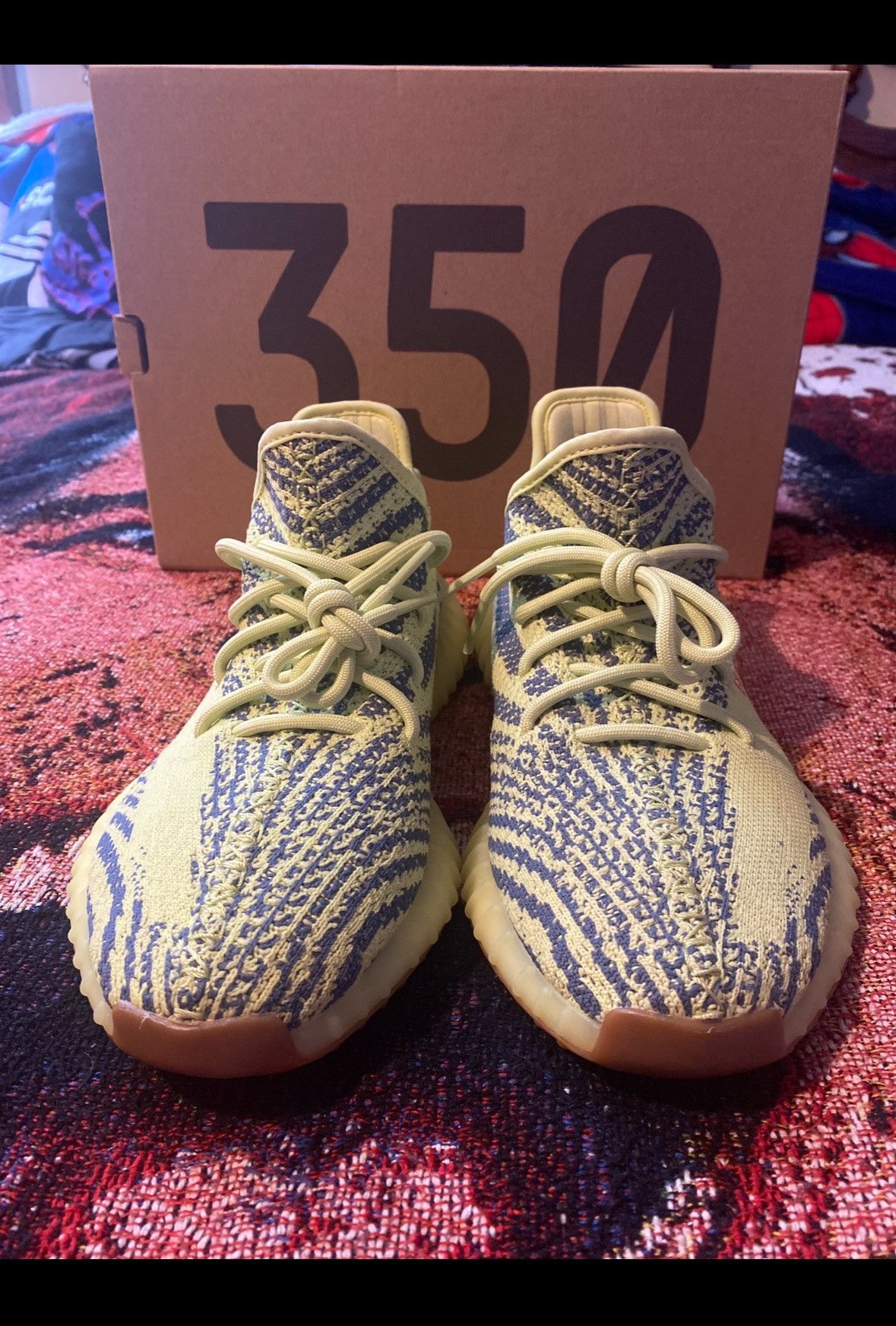 Adidas × Kanye West Yeezy boost 350 V2 Frozen Yellows Size US 9 / EU 42 - 3 Thumbnail
