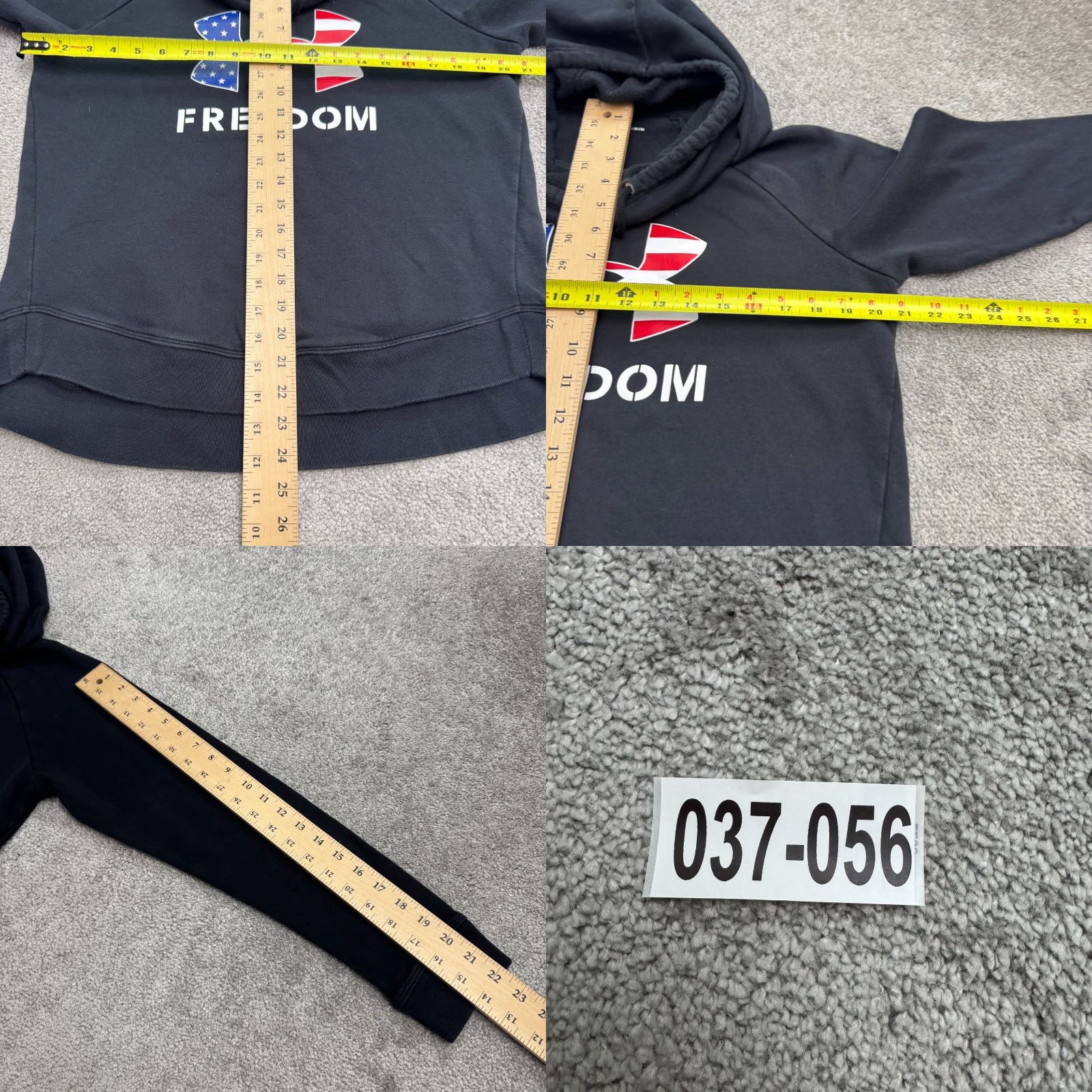 Under Armour Under Armour Hoodie Pullover Graphic Sweatshirt Womens M Black Fleece Logo Raglan Sleeves Size M / US 6-8 / IT 42-44 - 9 Thumbnail