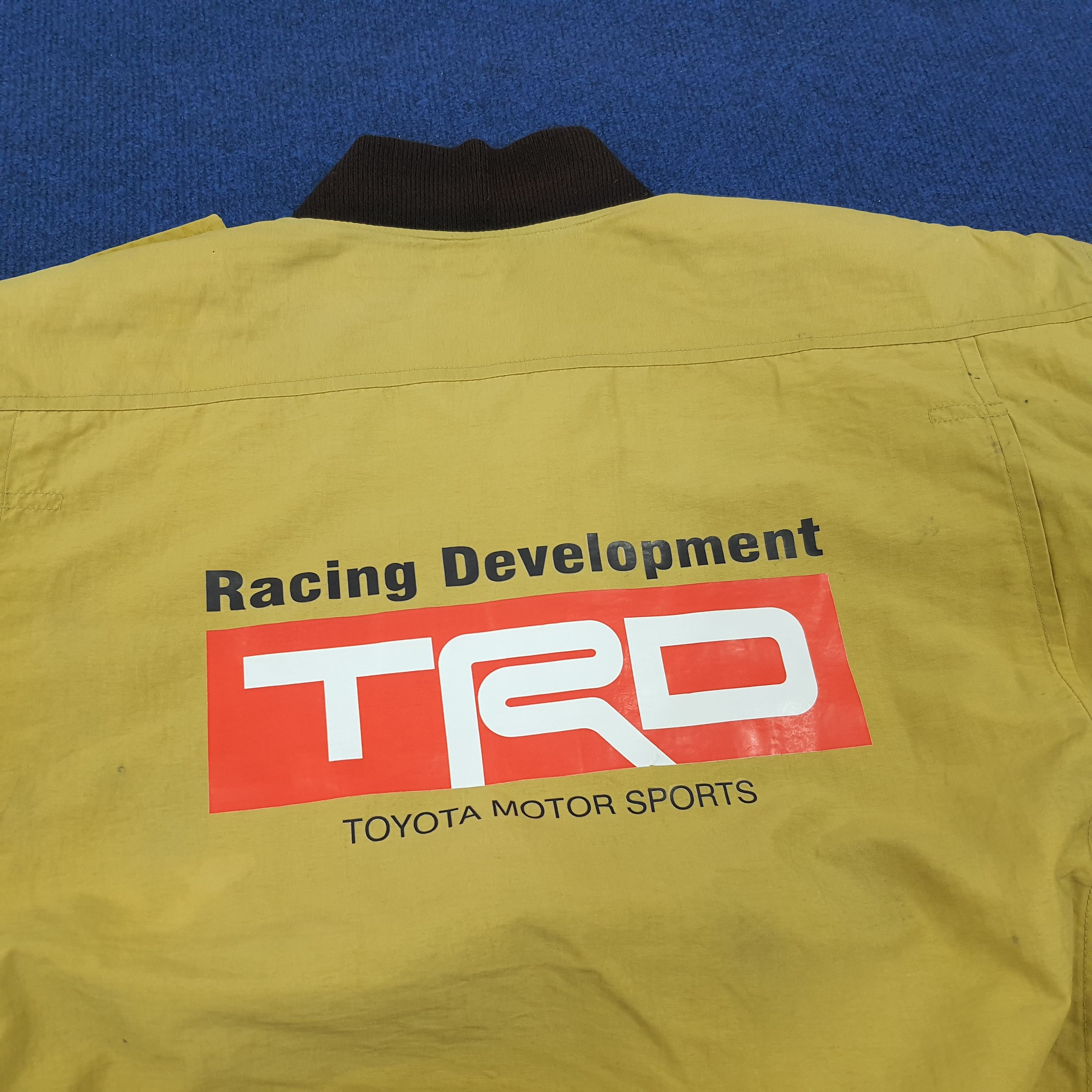 Japanese Brand × Vintage Vintage Toyota TRD Racing Team Motorsports Bomber Jacket Size US XL / EU 56 / 4 - 2 Thumbnail