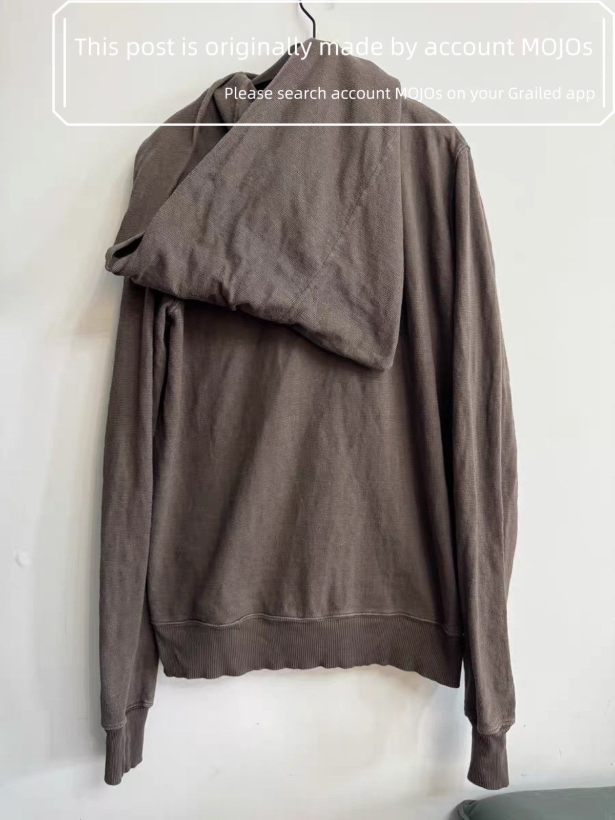 Rick Owens Sz S Rick Owens Drkshdw Brown Wizard Hood Zip-up Size US S / EU 44-46 / 1 - 2 Thumbnail