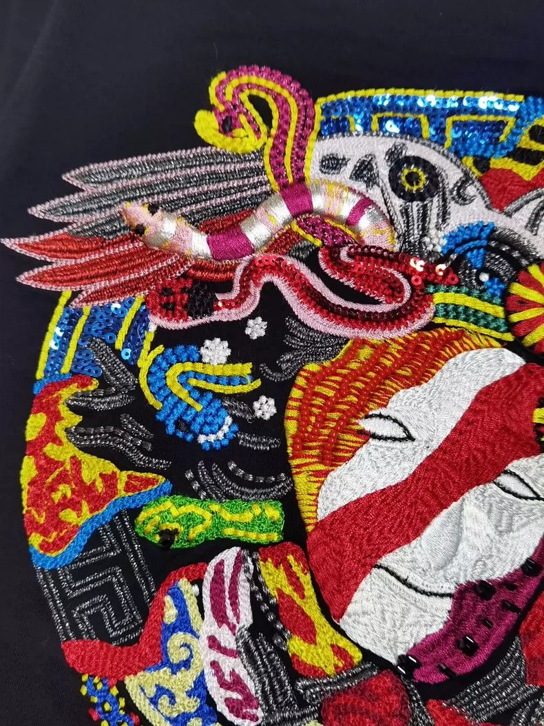 Versace Versace Kowloon Snake Short Sleeve T-shirt Size US XXL / EU 58 / 5 - 6 Thumbnail
