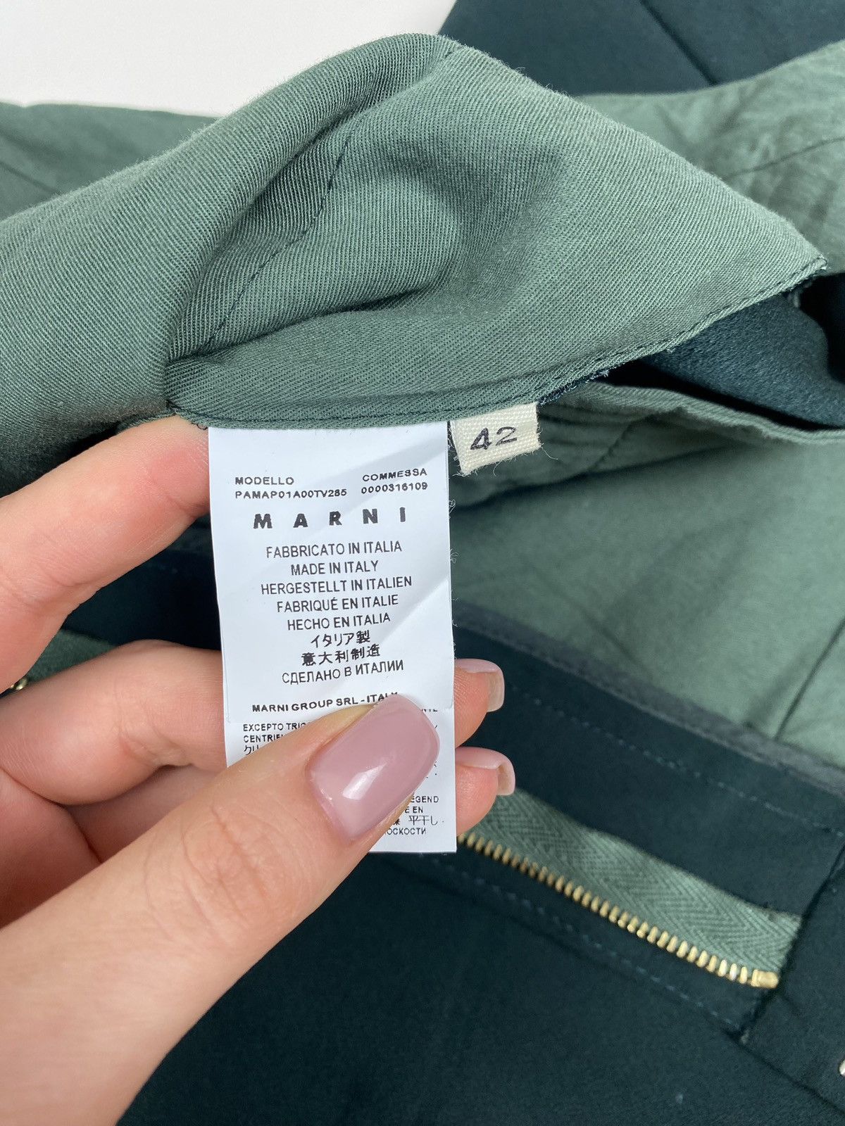 Marni Marni Commessa ladies viscose dress pants trousers size 42 Size 28" / US 6 / IT 42 - 13 Thumbnail