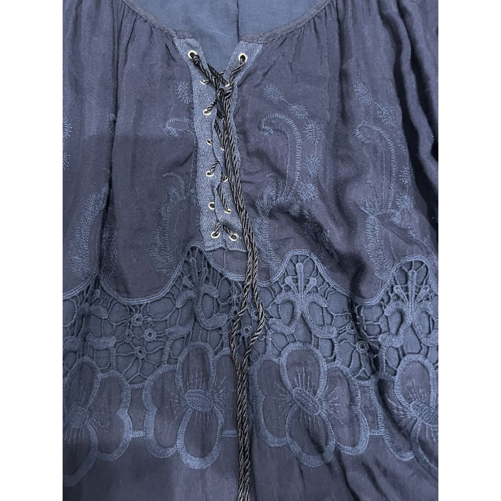 & Other Stories Tempo Paris Embroidered M Front Blouse Dolman Boho A003255 Size M / US 6-8 / IT 42-44 - 10 Thumbnail