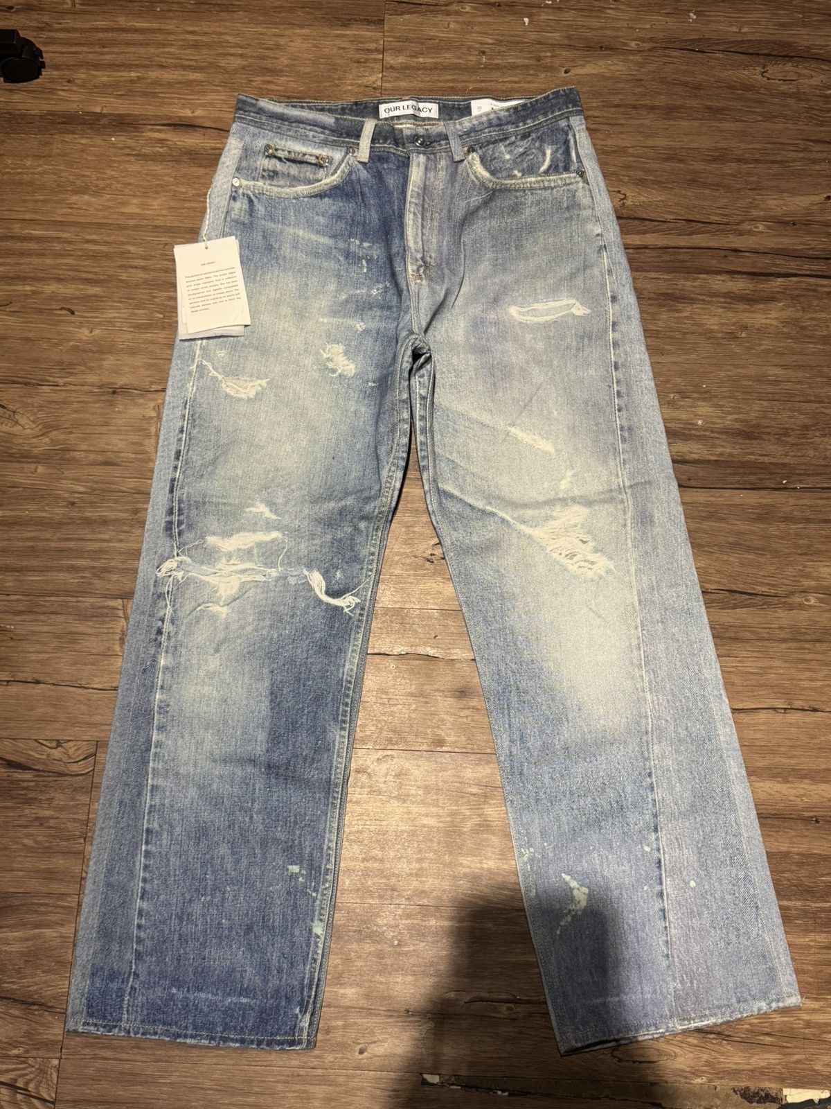 Our Legacy Our Legacy Third Cut digital denim Size US 32 / EU 48 - 1 Thumbnail