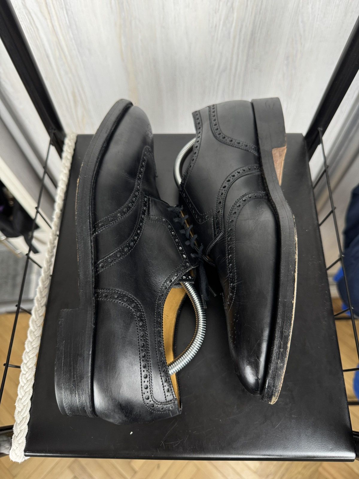 John Lobb John Lobb Darby Black Oxford Derby Classic Shoes 10E Size US 10 / EU 43 - 10 Thumbnail
