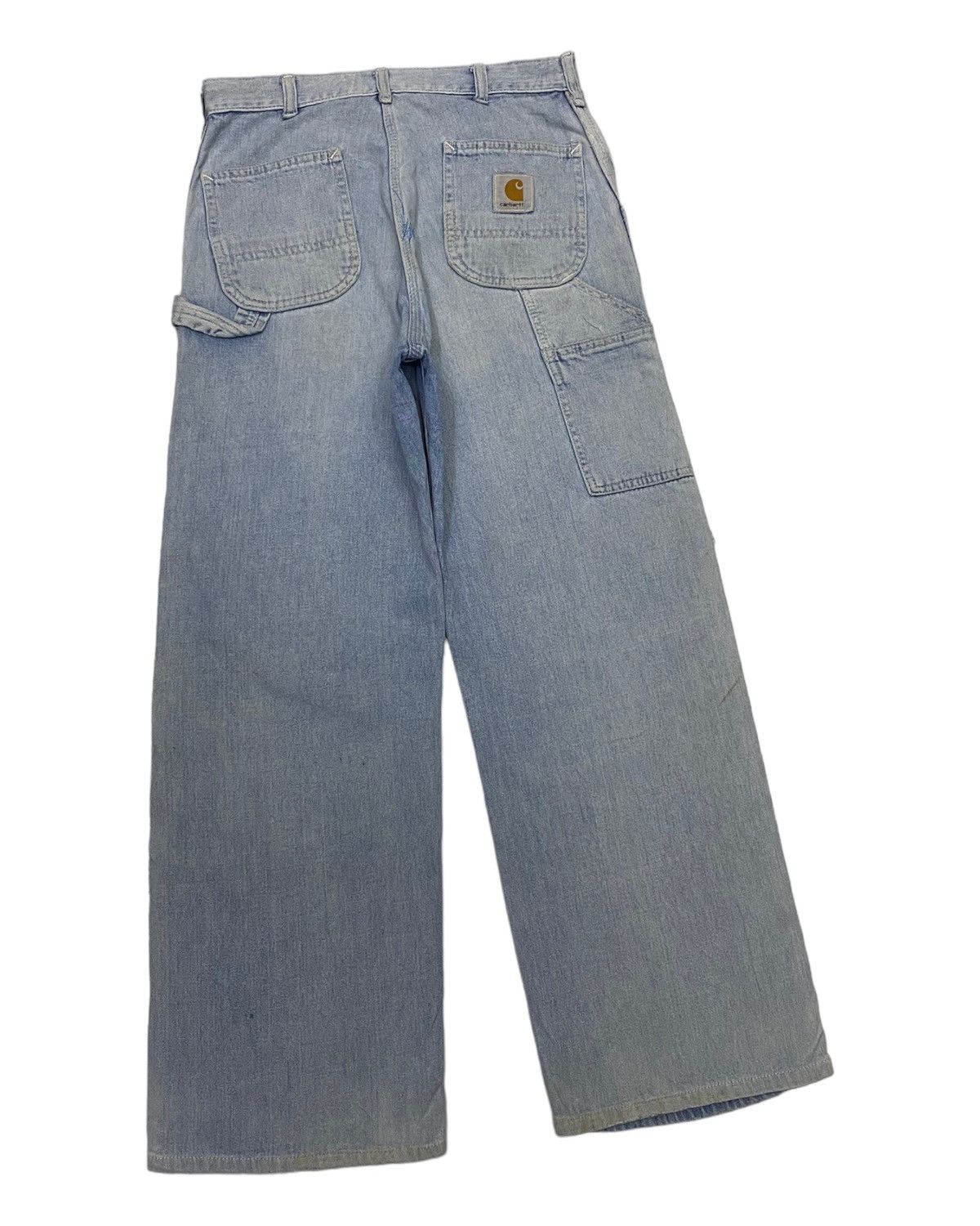 Carhartt STEALS🔥CARHARTT DISTRESS DENIM CARPENTER JEANS Size US 29 - 4 Thumbnail