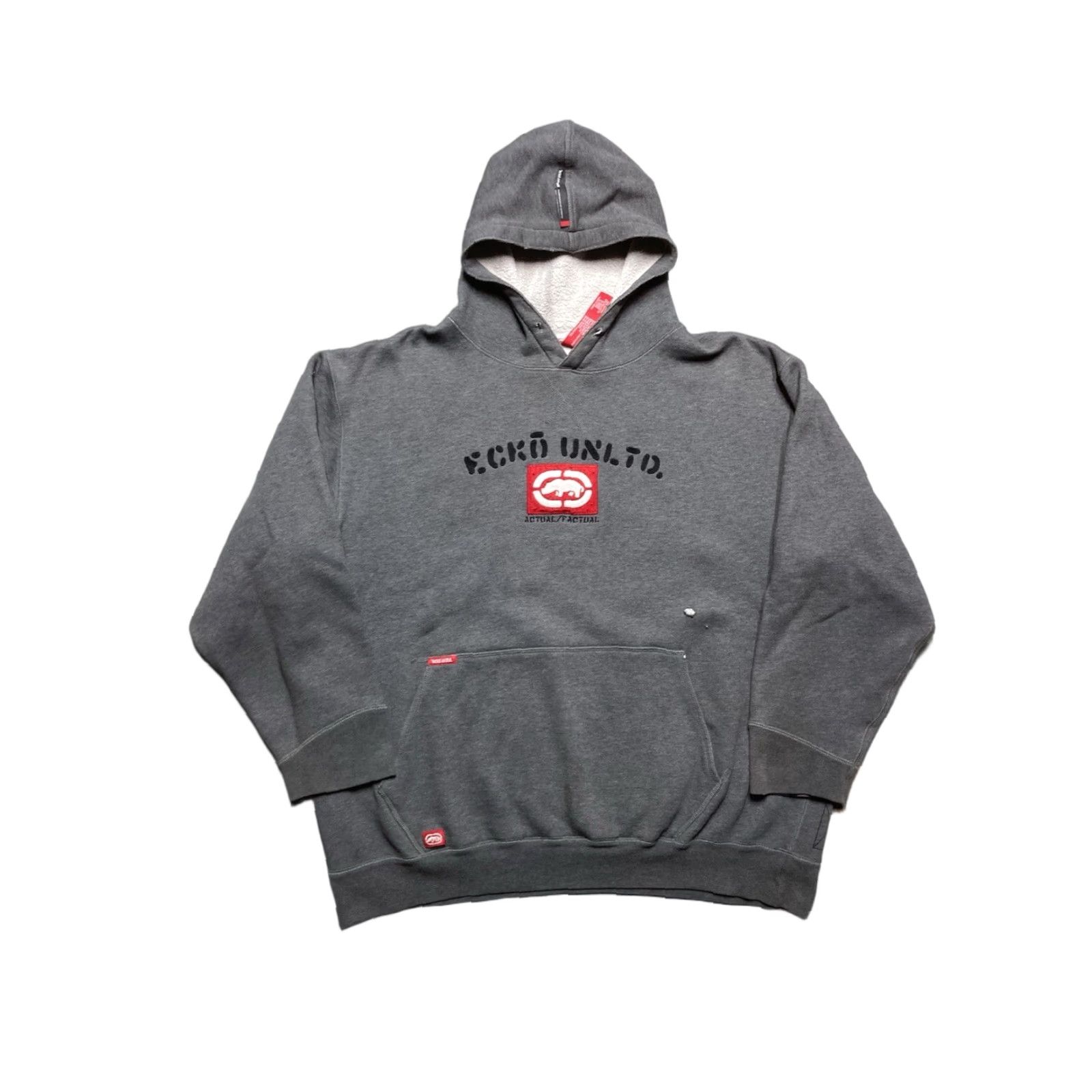 Vintage VINTAGE Ecko unltd pullover hoodie streetwear hip hop rhino dark gray Y2K XXL Men Hoodies Pullover Gr ay Hip Hop Men's 2XL Size US XXL / EU 58 / 5 - 1 Thumbnail
