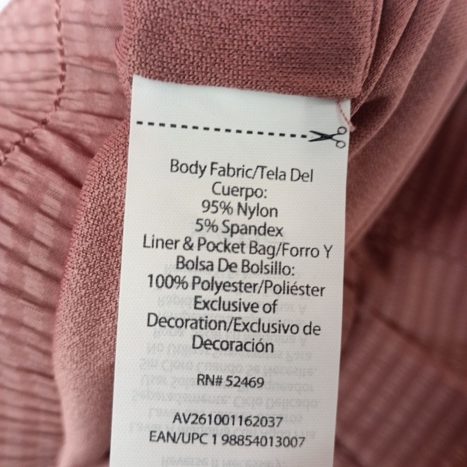 Avia Avia Run Shorts Womens Size 3XL 22 Smokey Rose Pull On Liner Size 42" / US 20 - 5 Thumbnail