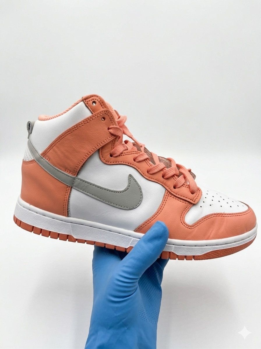 Nike Nike Dunk High Crimson Tint Women 9.5 White Pink DD1869-104 Size US 9.5 / IT 39.5 - 3 Thumbnail