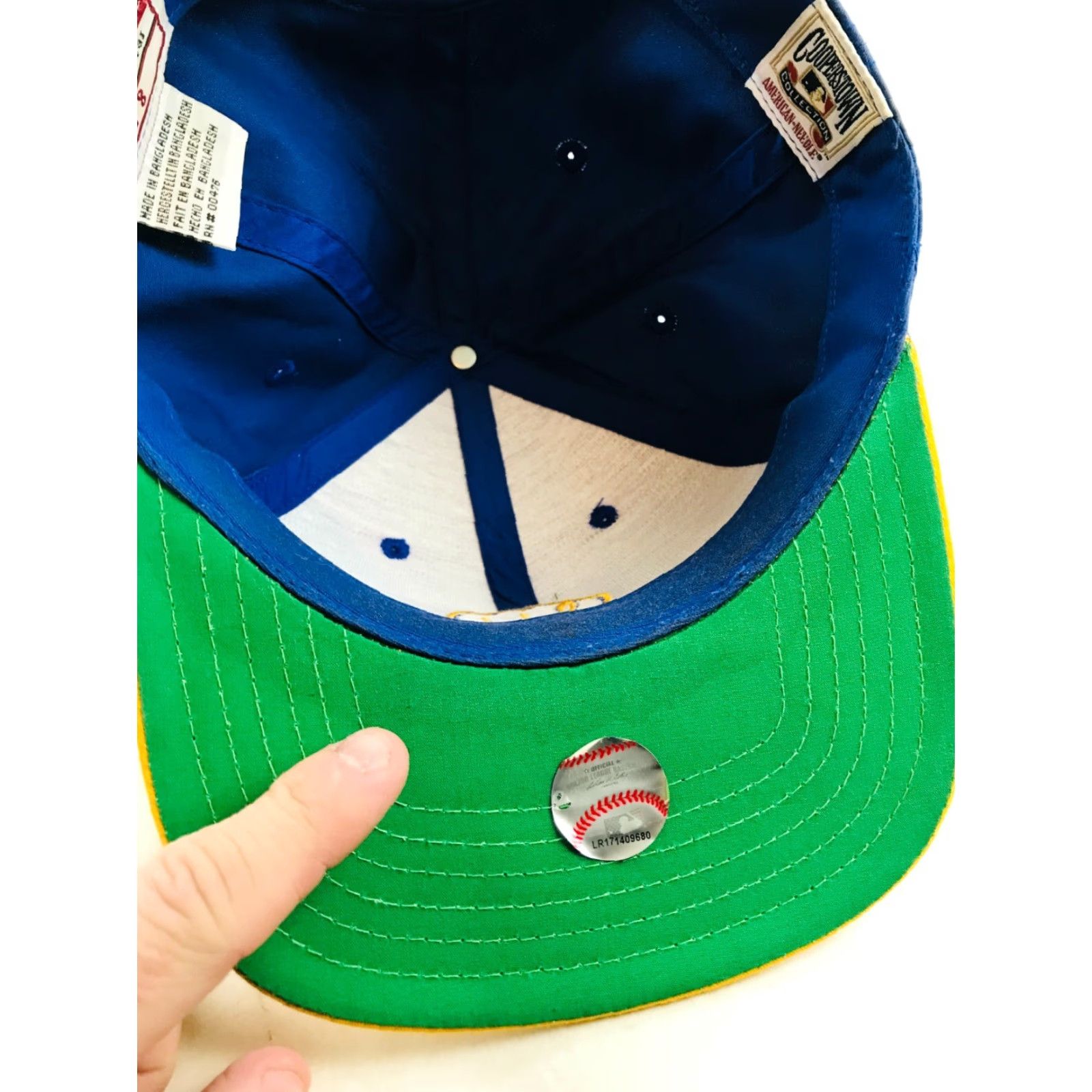 American Needle American Needle Baseball Cap Men's One Size Blue Adjustable Milwaukee Brewers Hat Size ONE SIZE - 5 Thumbnail