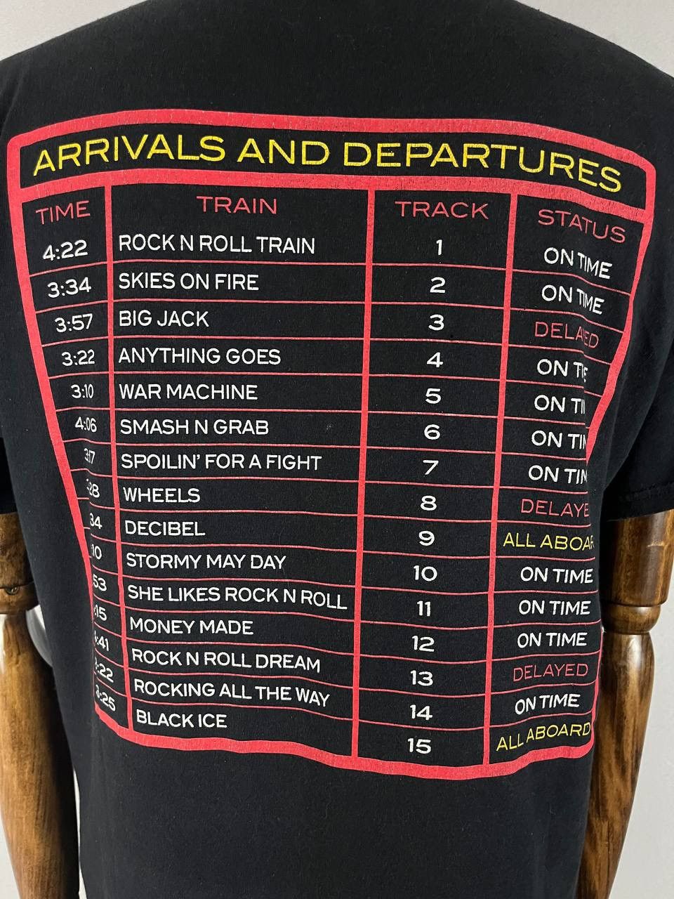 AC/DC AC/DC Tee T Shirt Vintage Black 2008 NY Tour Size US L / EU 52-54 / 3 - 9 Thumbnail