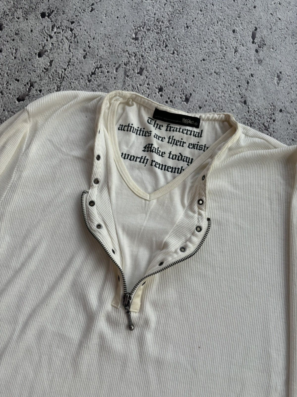 Hysteric Glamour Y2k Double layer mossimo longsleeve Size US XL / EU 56 / 4 - 4 Thumbnail