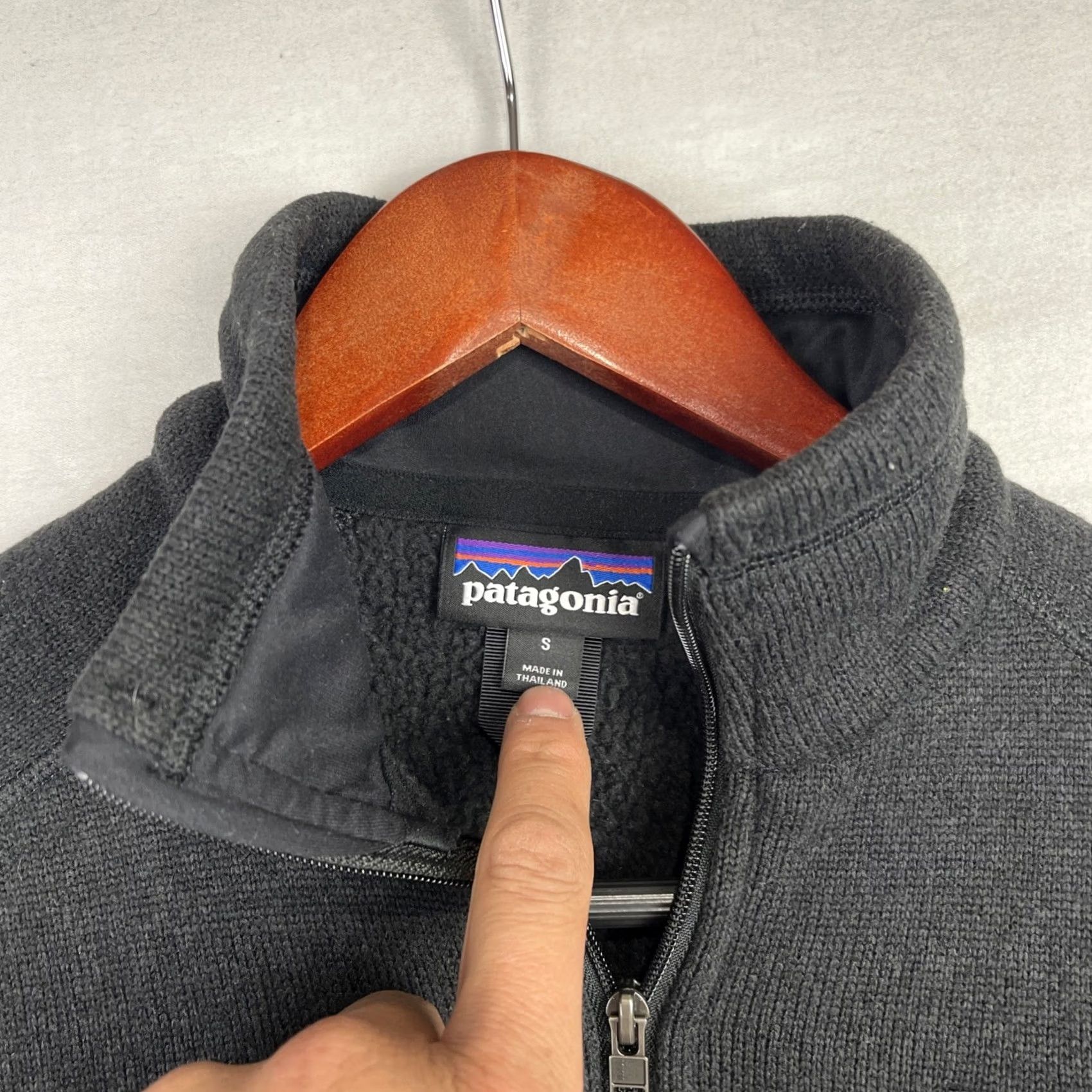 Patagonia Patagonia Better Sweater Womens Small Black Fleece Outdoor Quarter Zip 25617 Size S / US 4 / IT 40 - 3 Thumbnail