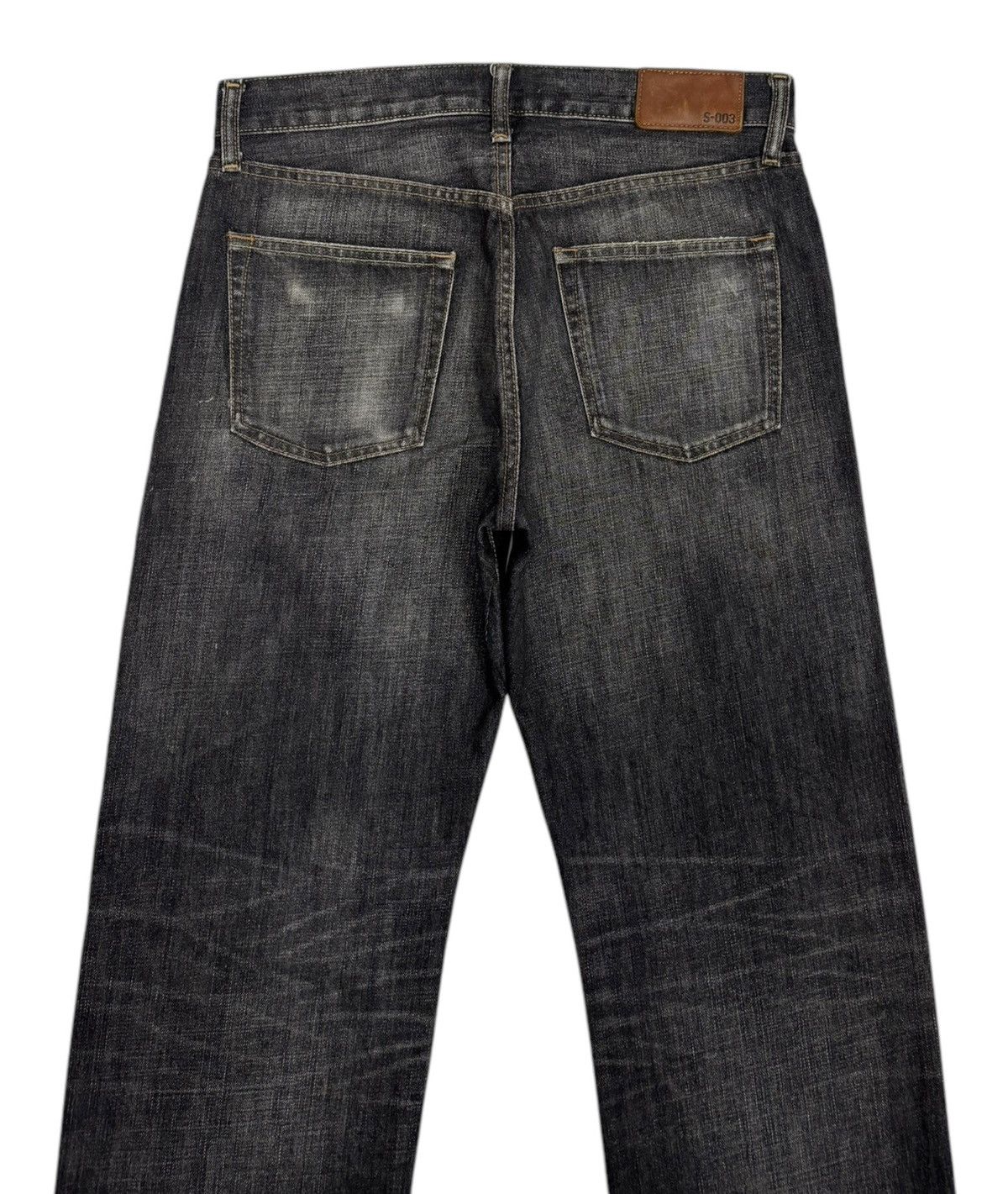 Undercover × Uniqlo Vintage Japanese Faded Black S-003 Uniqlo Distressed Denim Size US 33 - 8 Thumbnail