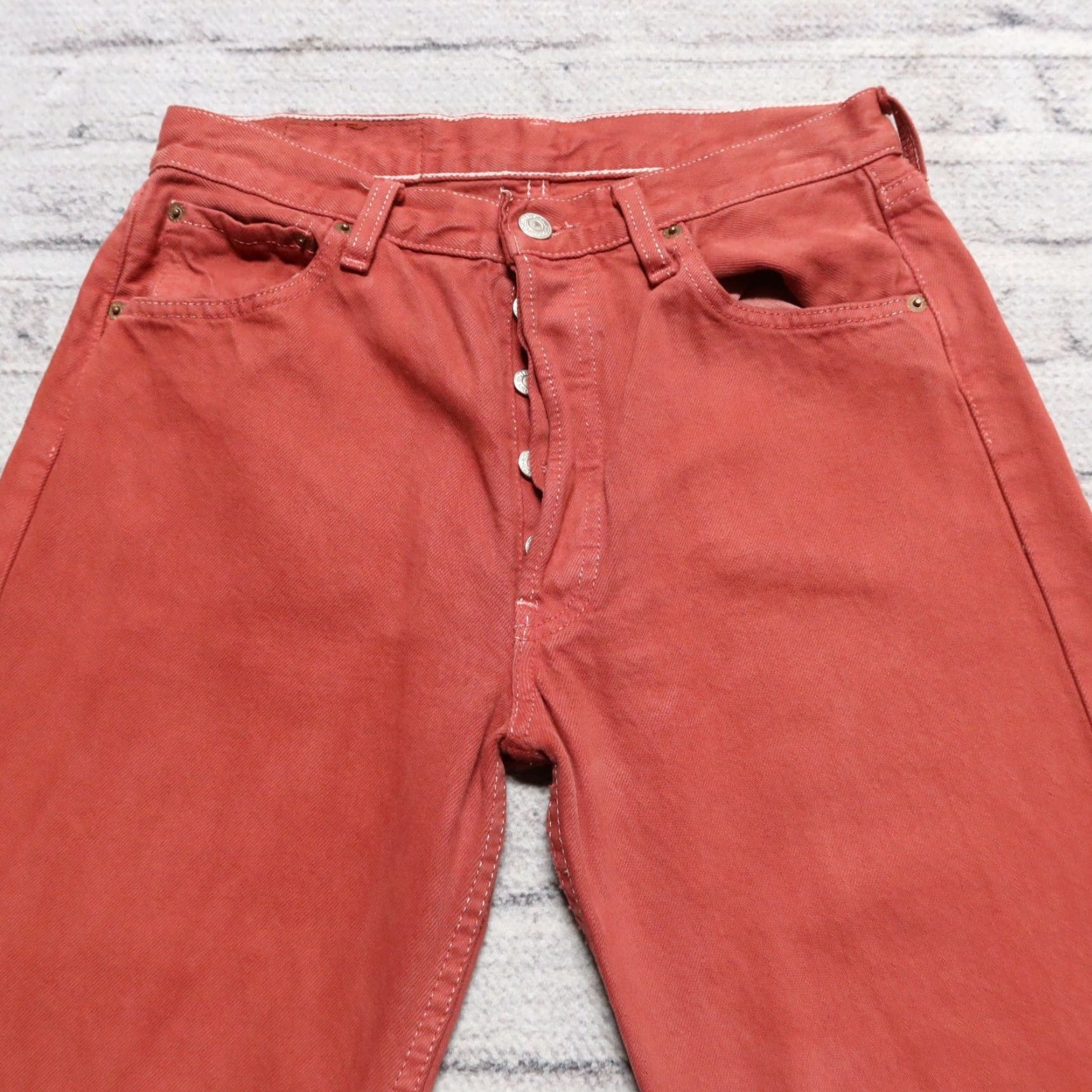 Levi's Vintage Levis 501 Denim Jeans Shirt? Size US 28 / EU 44 - 2 Thumbnail