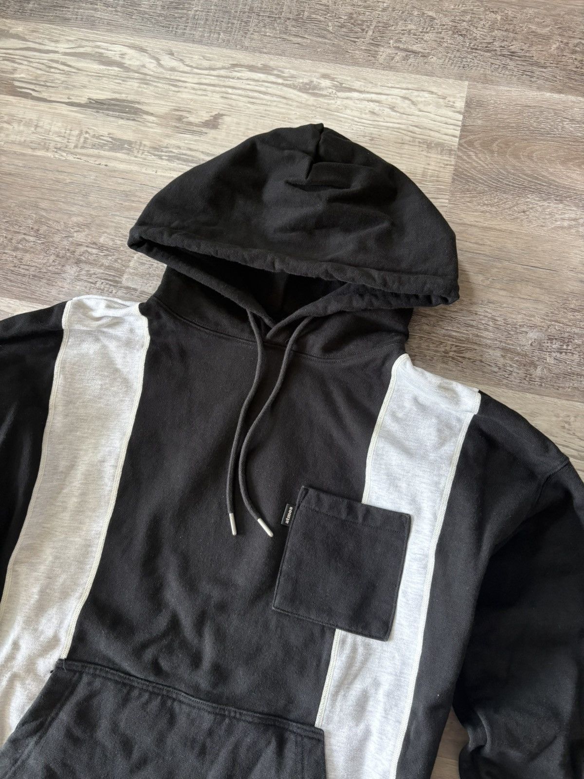 atmos atmos Black and Grey Hoodie Size US XL / EU 56 / 4 - 2 Thumbnail