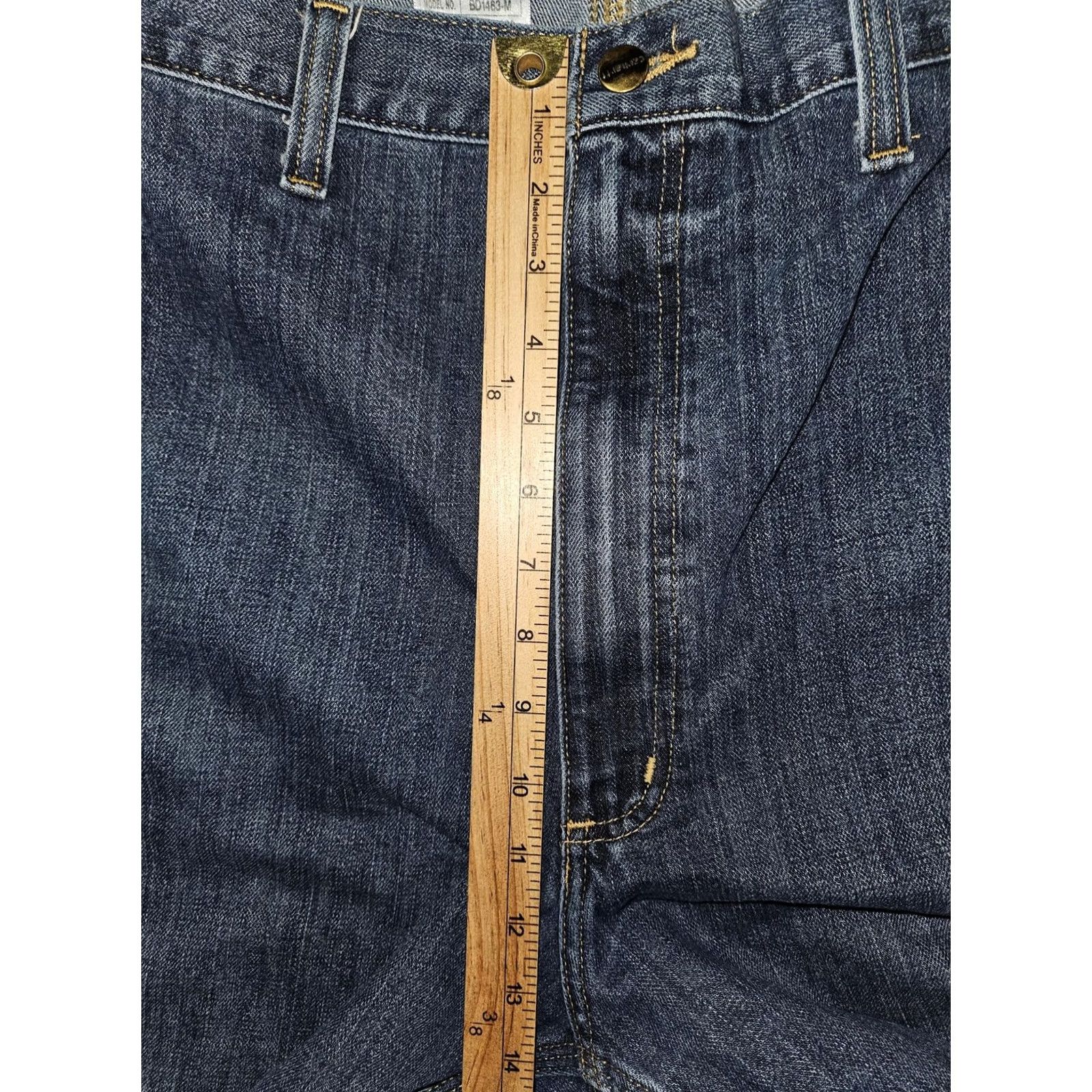 Carhartt VINTAGE Carhartt Relaxed Fit Jeans Mens 54x30 Medium Wash Straight Leg Denim Big & Tall Size US 38 / EU 54 - 4 Thumbnail