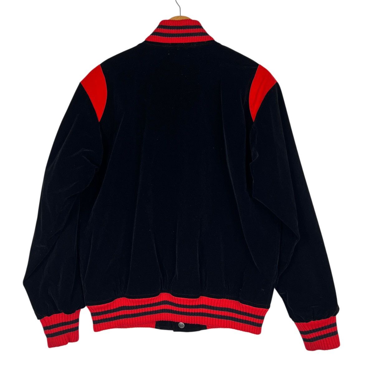 Mizuno 🔥 VINTAGE MIZUNO WORLDWIN VELVET BOMBER STADIUM JACKET Size US L / EU 52-54 / 3 - 7 Thumbnail