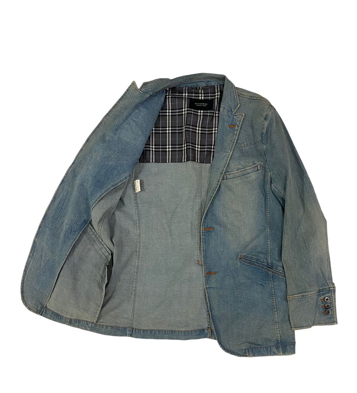 Burberry Burberry Black Label Denim Blazer Jacket Size US M / EU 48-50 / 2 - 2 Thumbnail