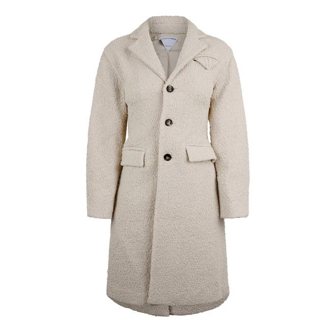 Bottega Veneta Bottega Veneta Relaxed Fit Coat in Neutral Size XS / US 0-2 / IT 36-38 - 1 Thumbnail